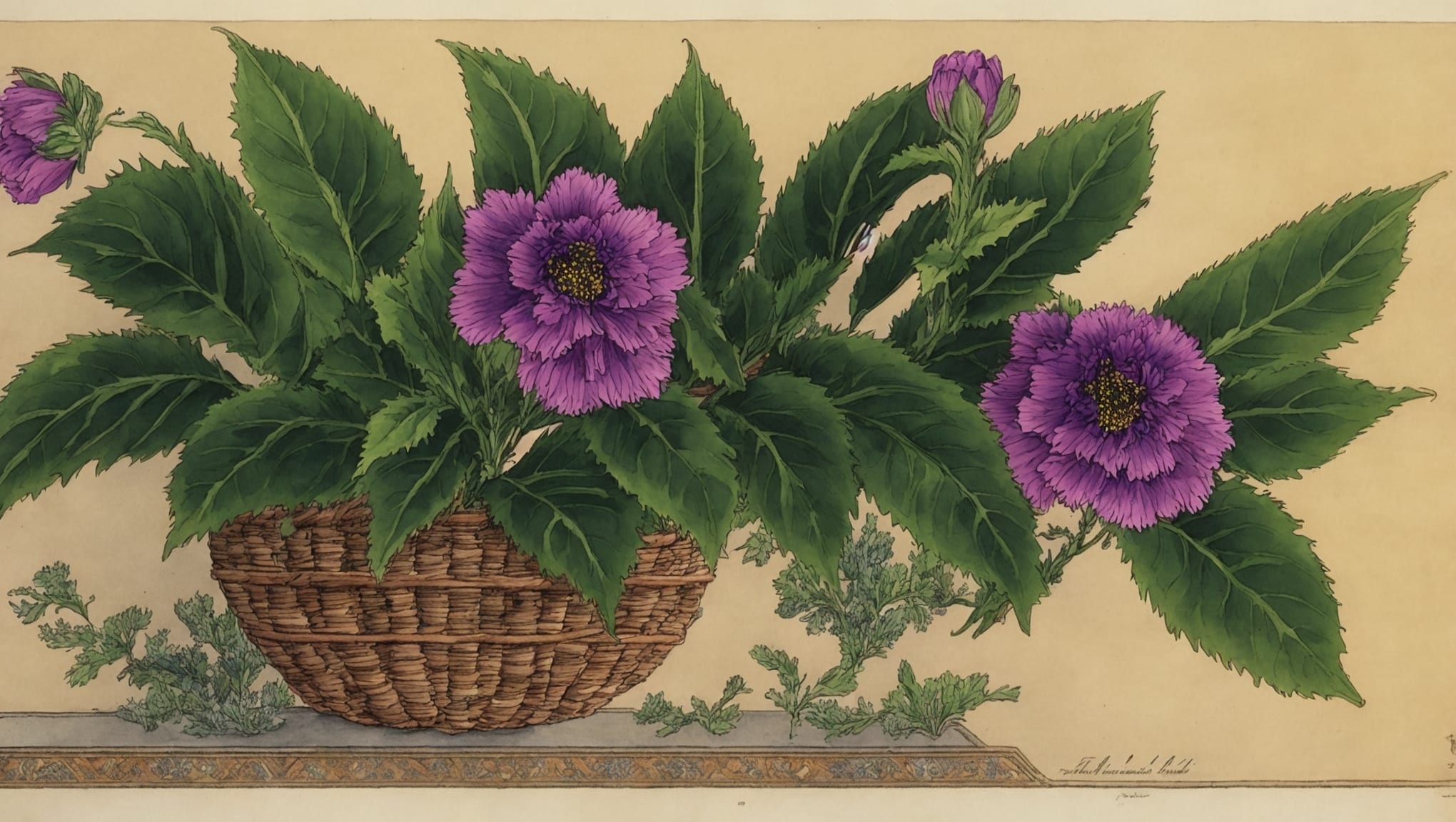 Adonis — illustration botanique, origine grecque