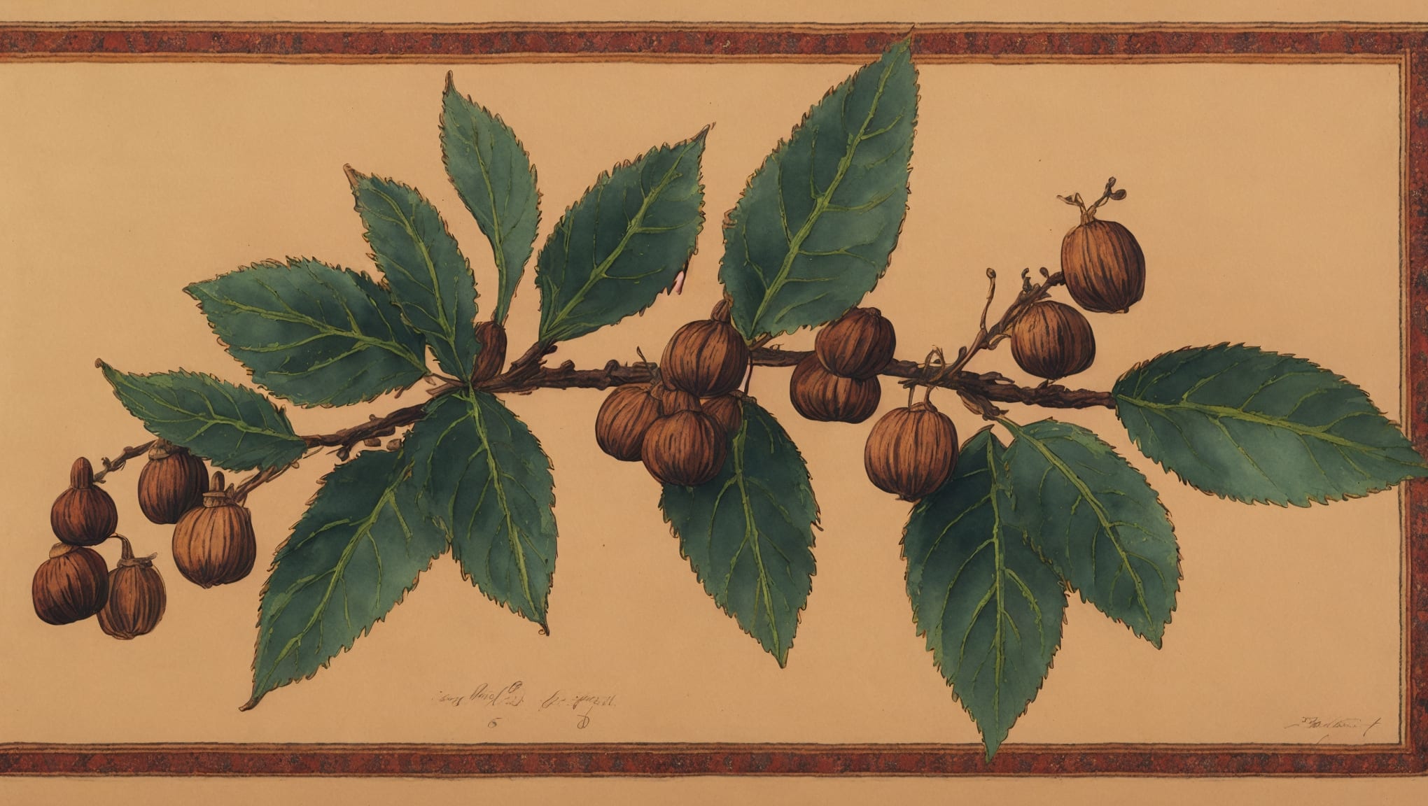 Ael — illustration botanique, origine celte
