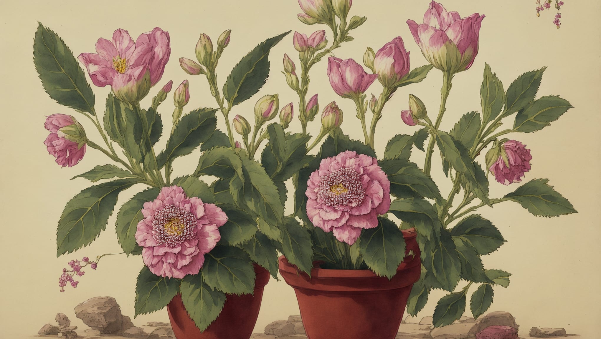 Aïna — illustration botanique, origine contemporaine