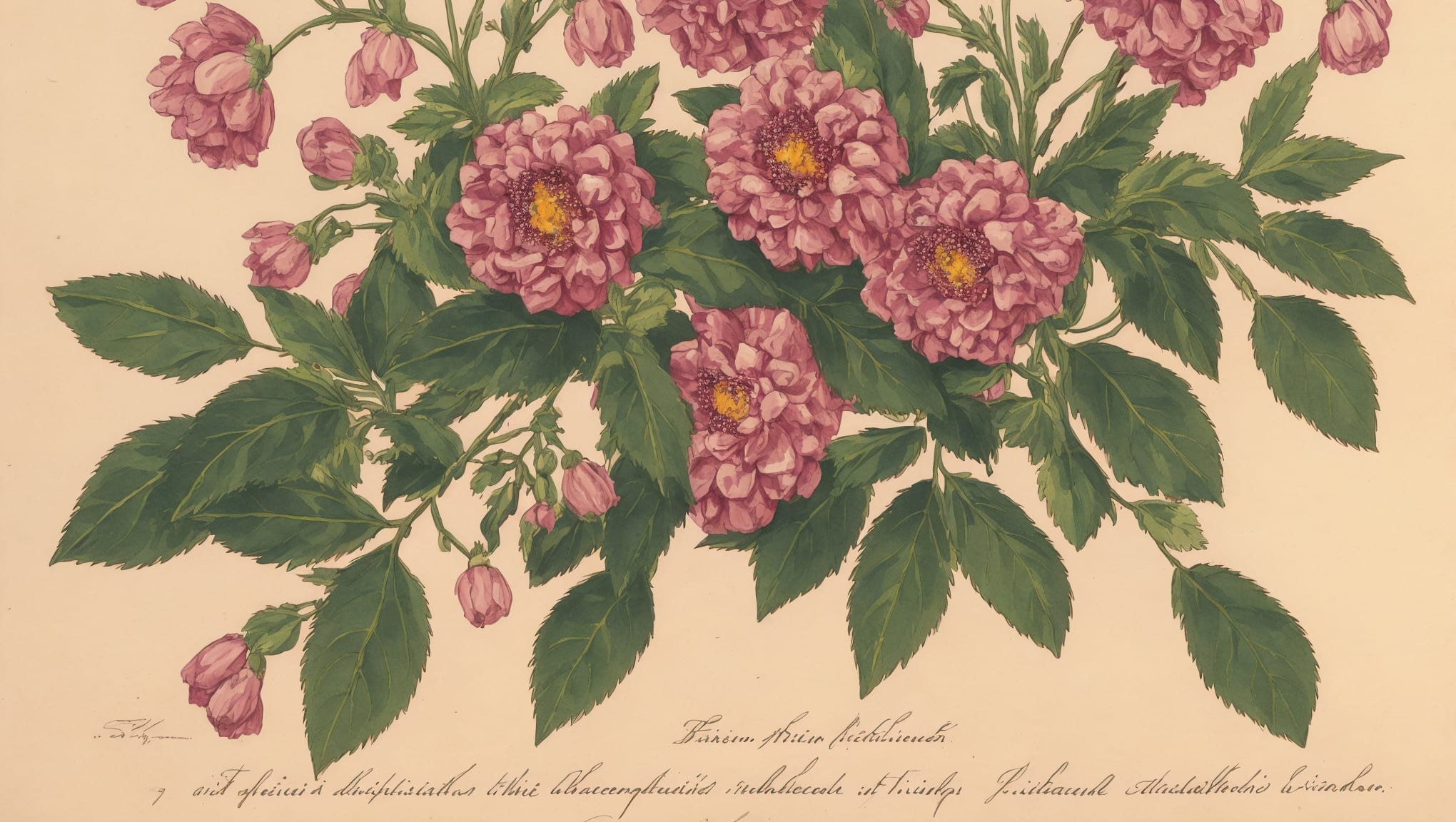 Alaïa — illustration botanique, origine contemporaine