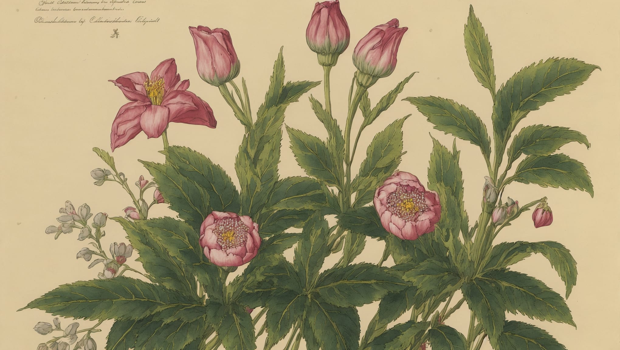 Amaia — illustration botanique, origine contemporaine