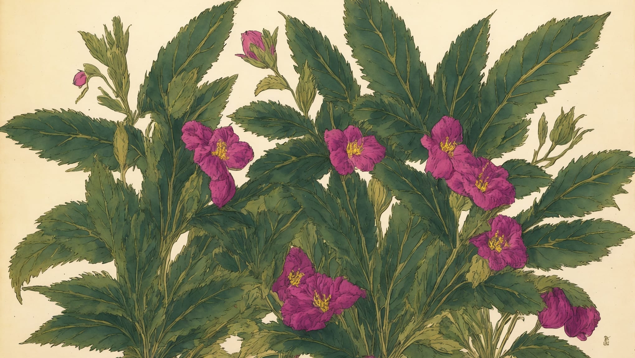 Amalya — illustration botanique, origine germanique