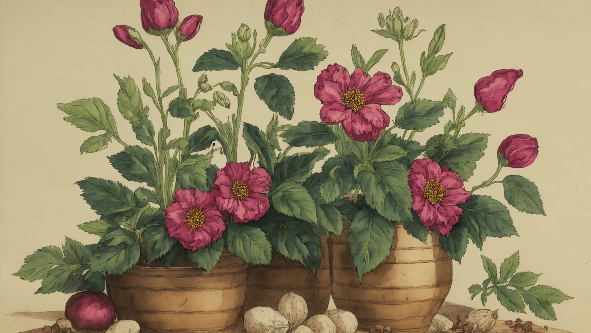 Amaya — illustration botanique, origine contemporaine
