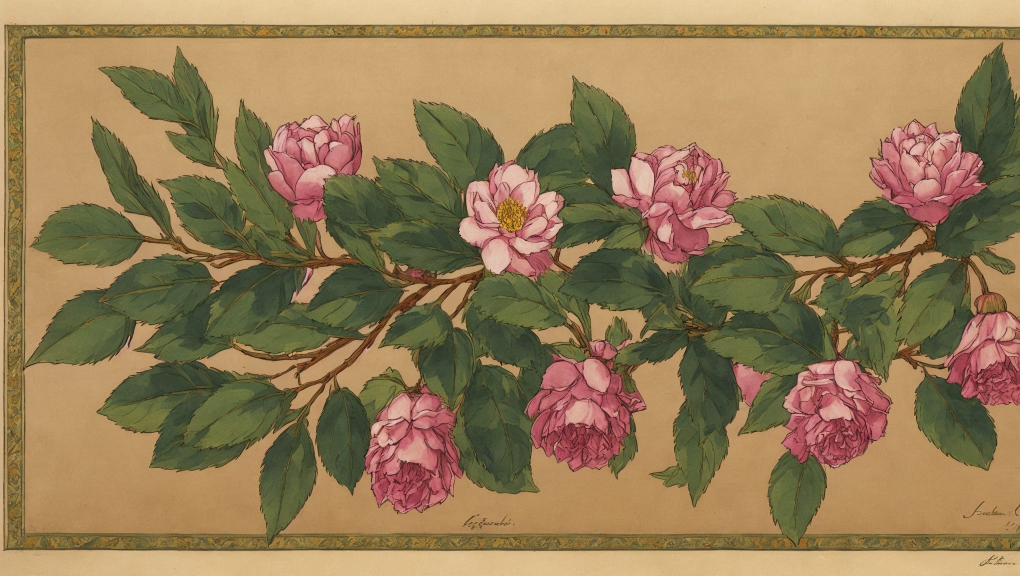 Aminata — illustration botanique, origine arabe