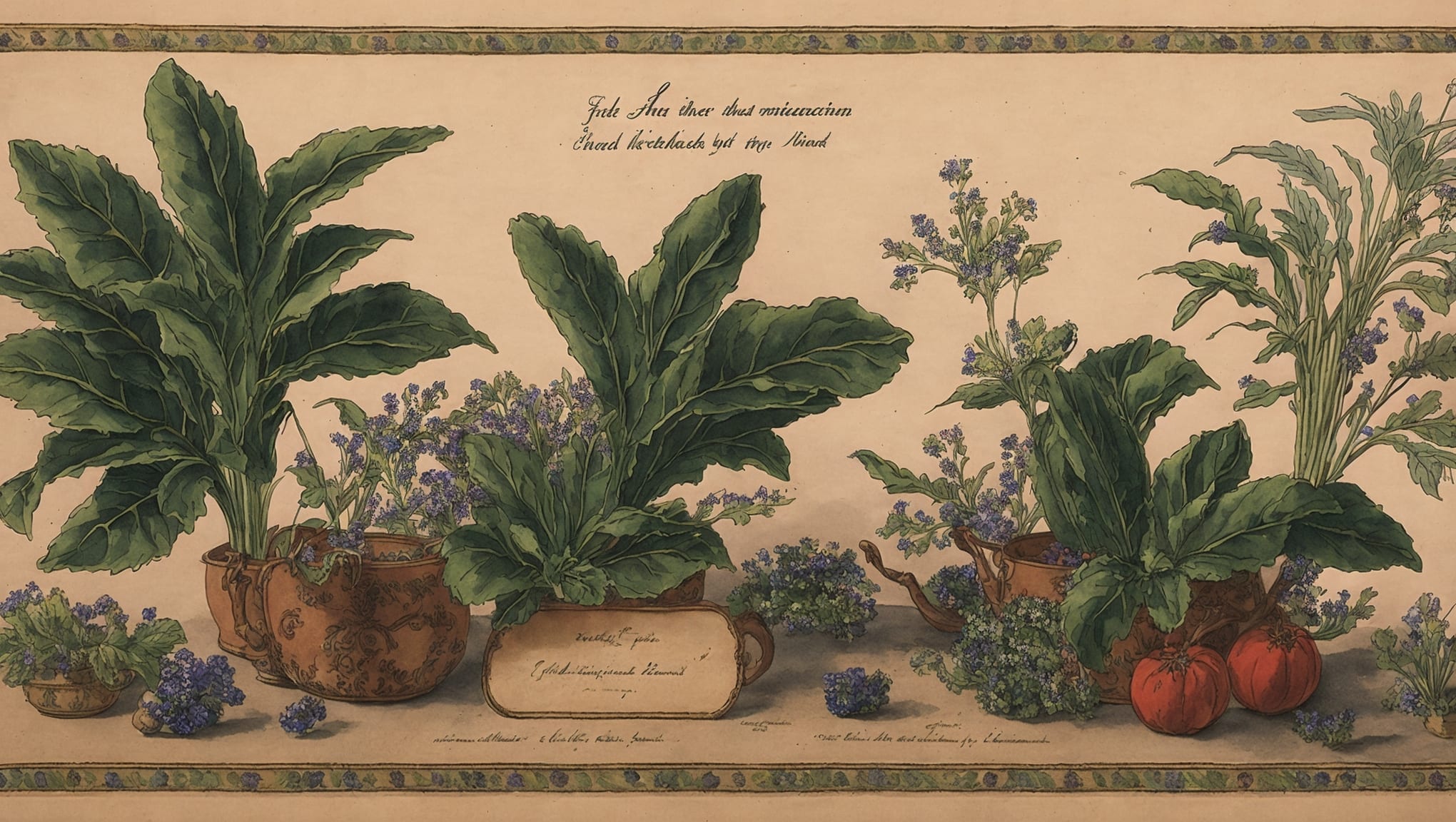 André — illustration botanique, origine grecque