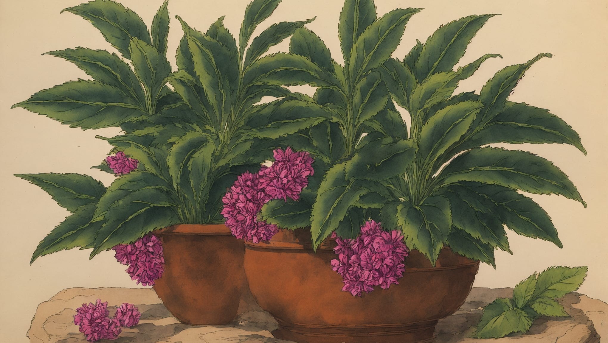 Andria — illustration botanique, origine grecque