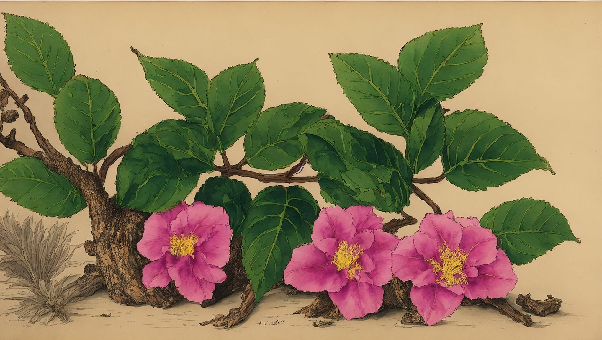 Assetou — illustration botanique, origine africaine