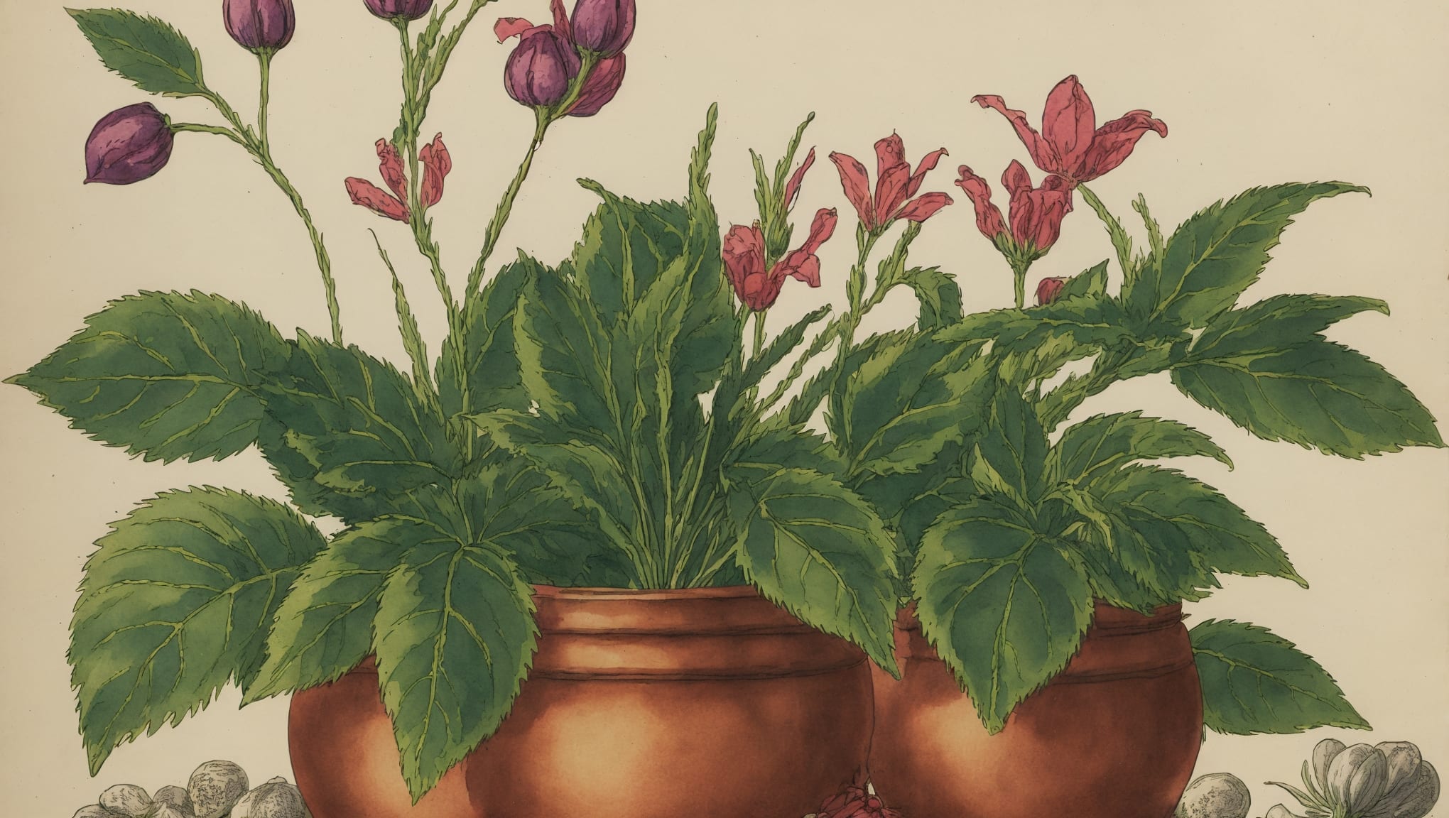 Ayaz — illustration botanique, origine contemporaine
