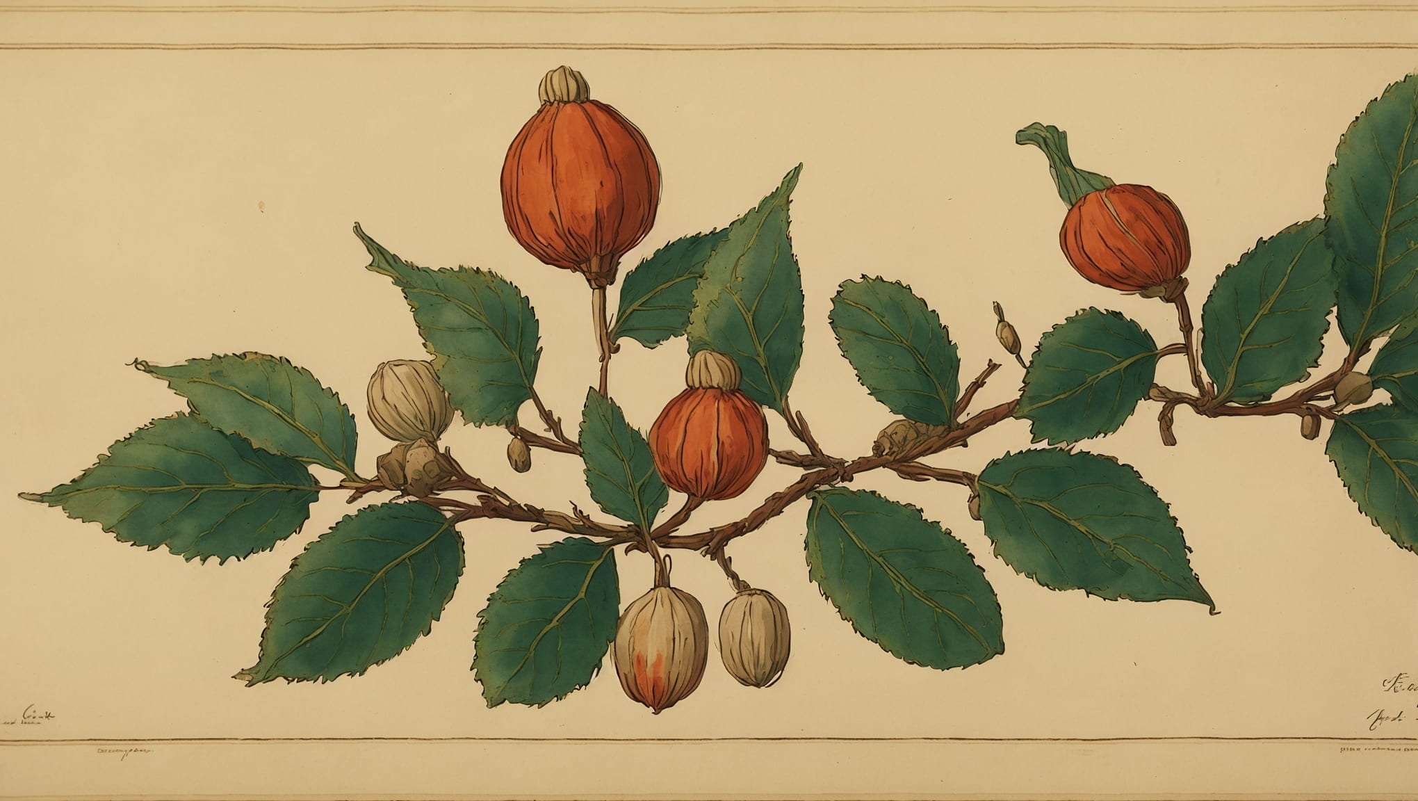 Ayden — illustration botanique, origine celte