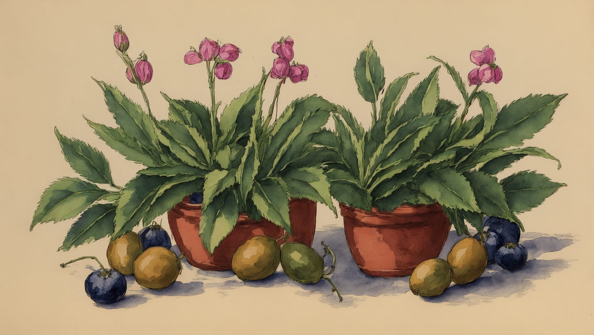 Aydin — illustration botanique, origine contemporaine