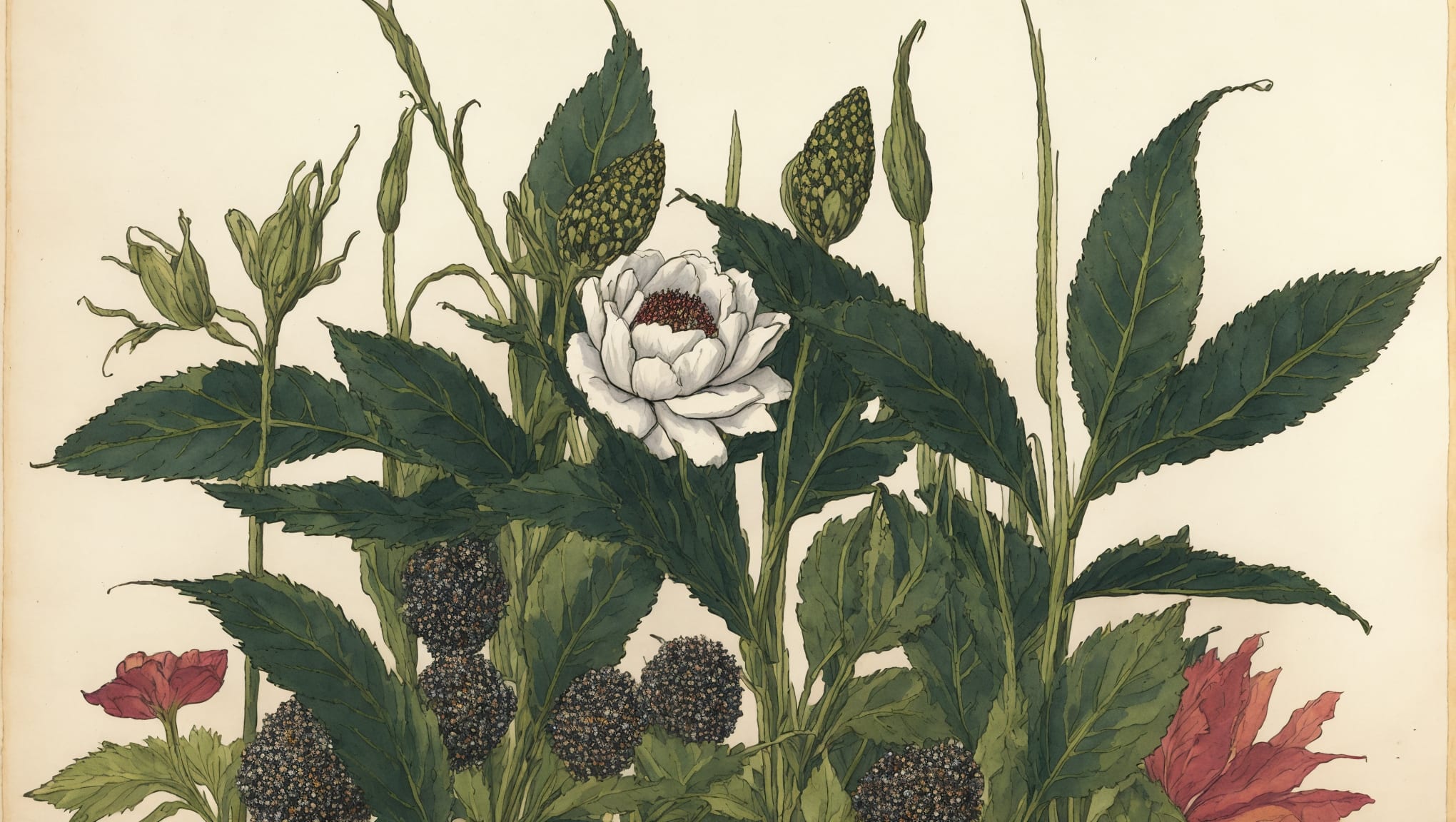 Aylane — illustration botanique, origine contemporaine