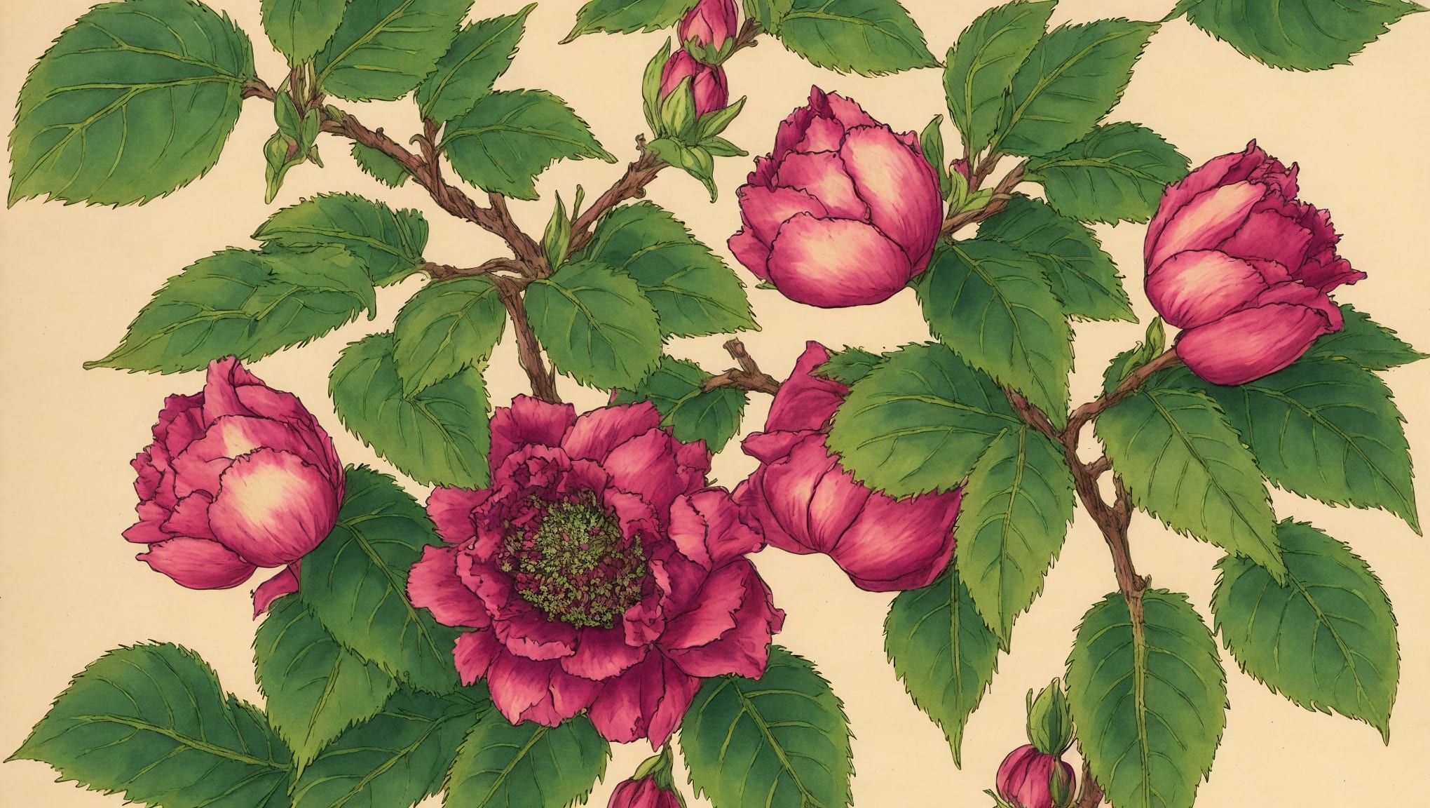 Ayline — illustration botanique, origine perse