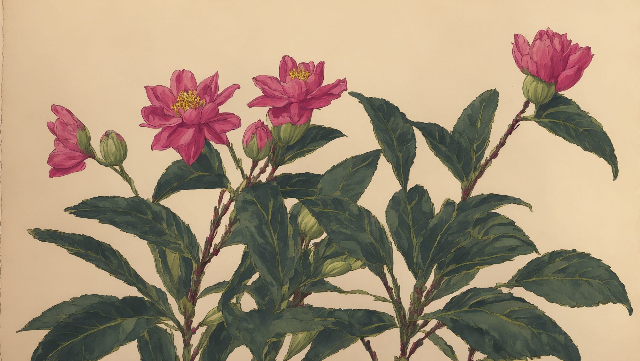 Ayna — illustration botanique, origine arabe