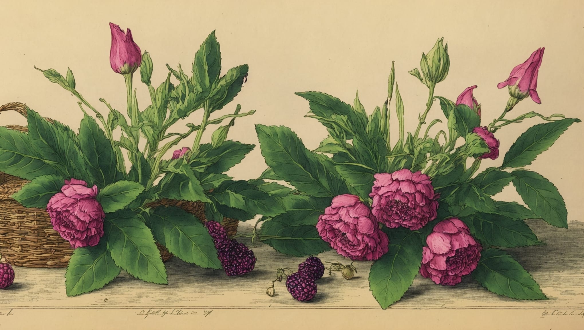 Balthazar — illustration botanique, origine contemporaine