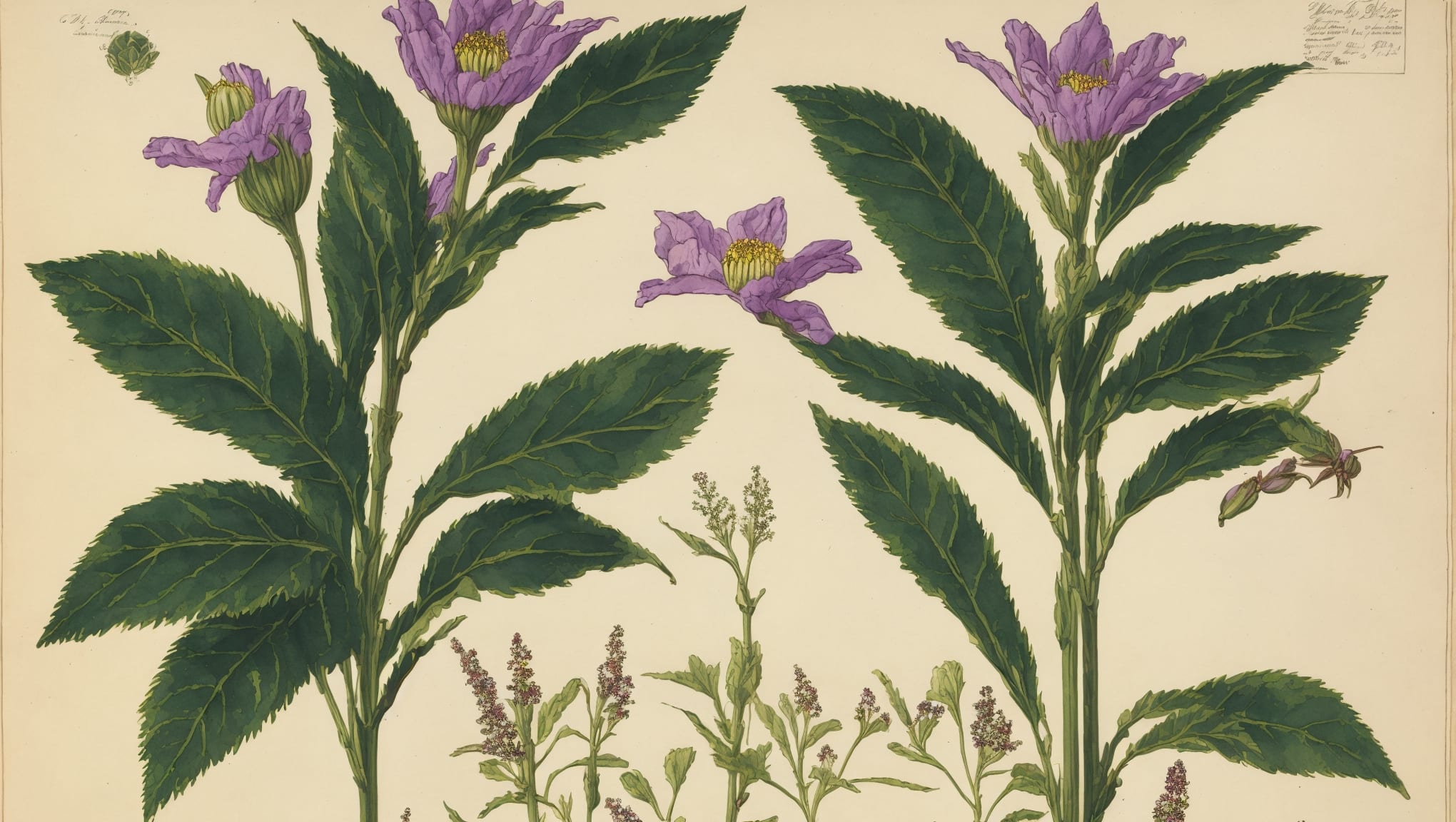 Billy — illustration botanique, origine germanique