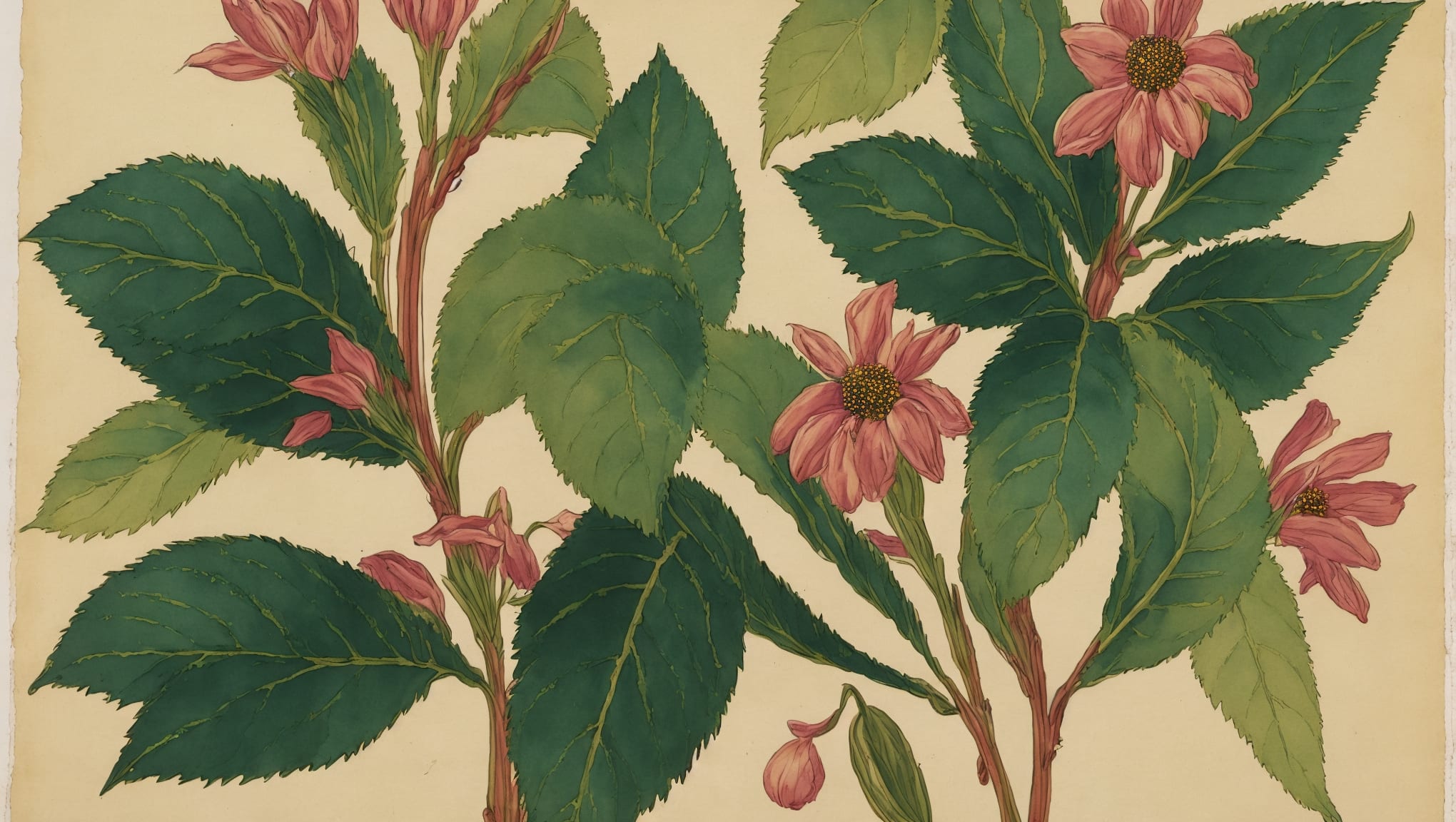 Calixte — illustration botanique, origine grecque