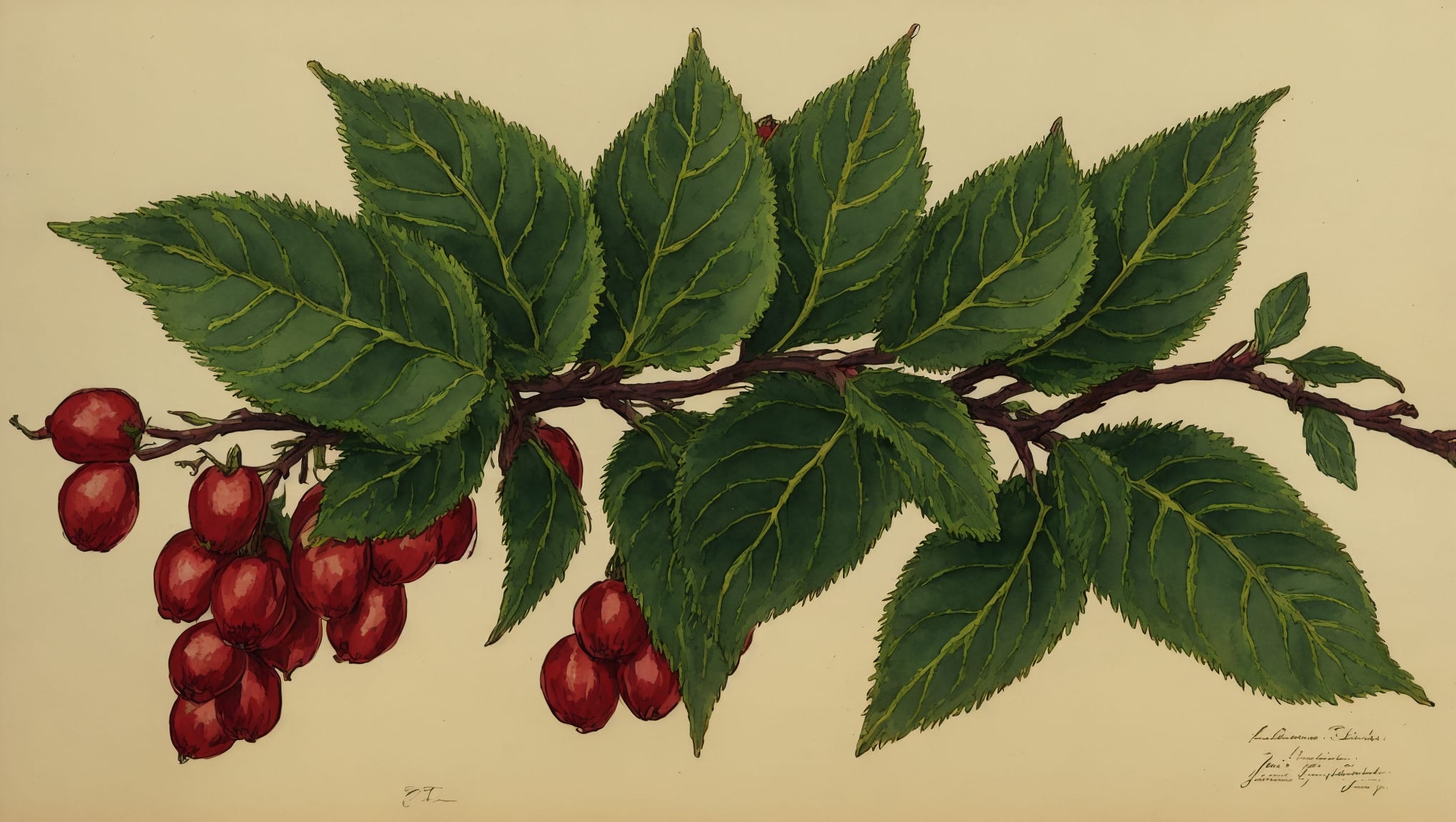 Cesar — illustration botanique, origine latine
