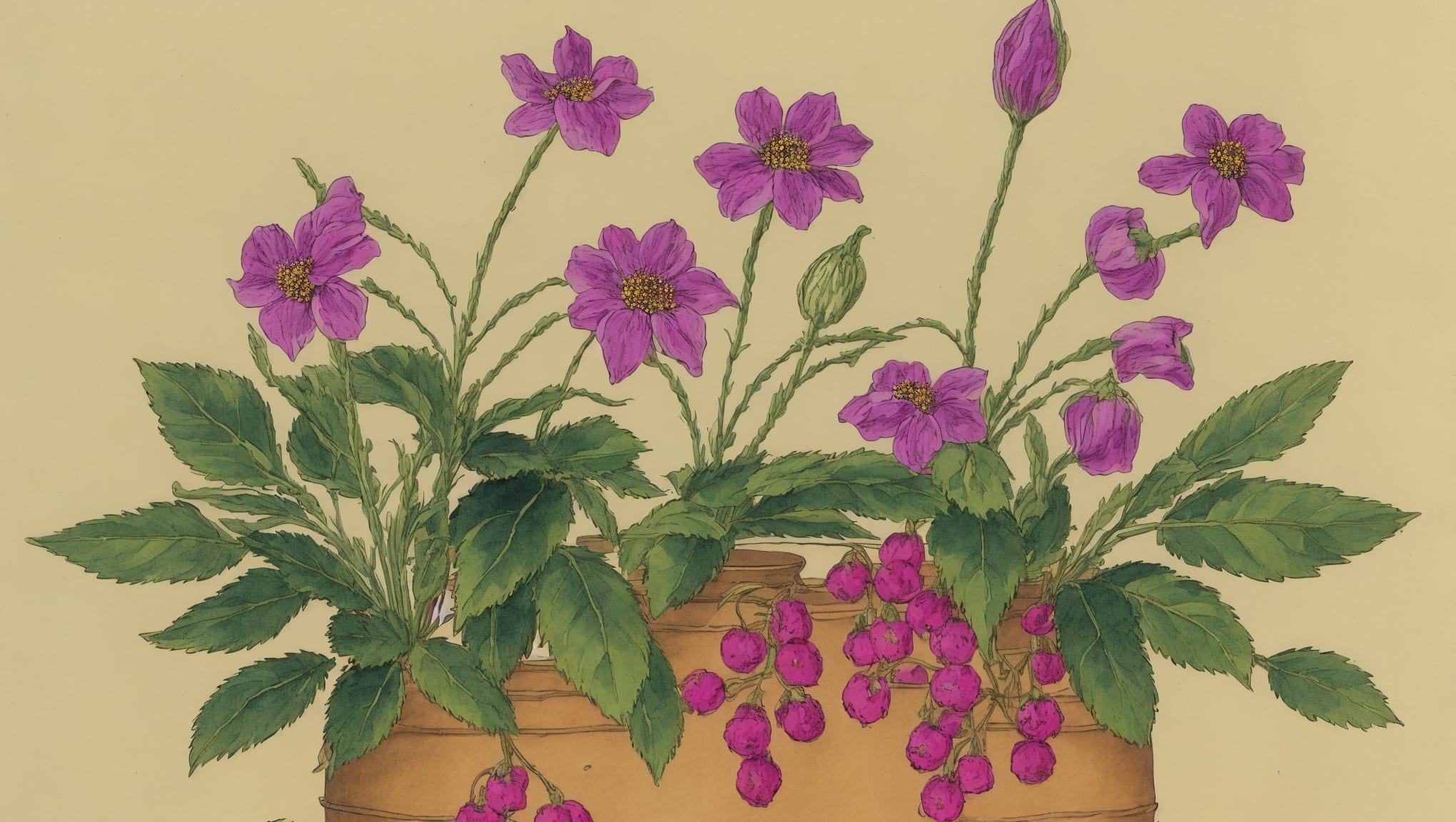 Chelsea — illustration botanique, origine contemporaine