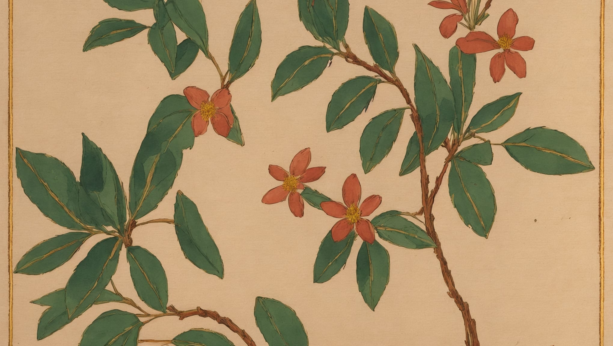 Dania — illustration botanique, origine arabe
