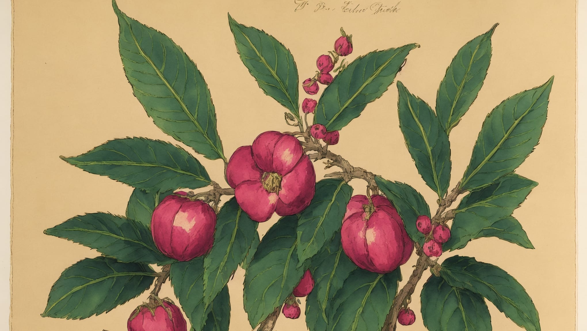 Diana — illustration botanique, origine latine
