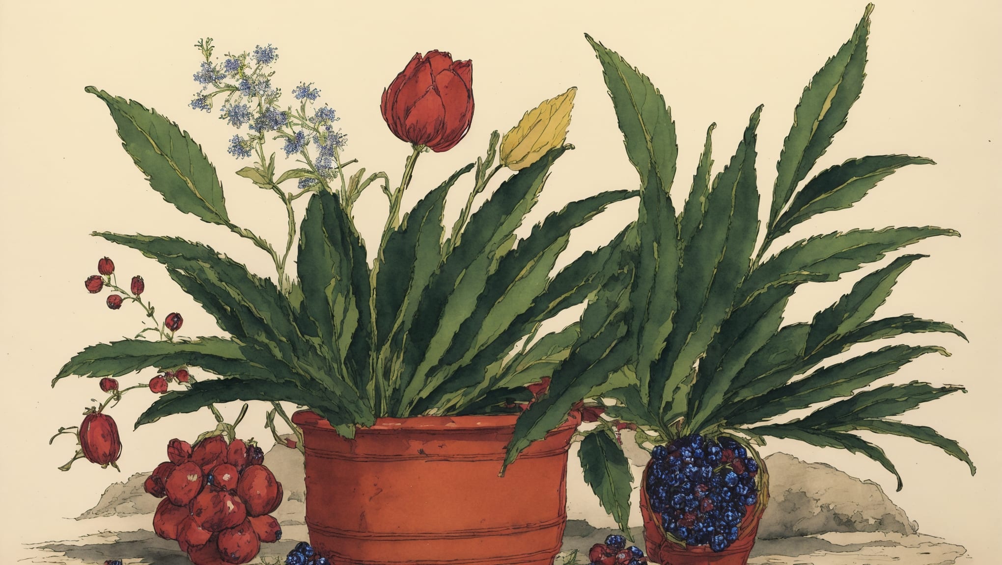 Djayden — illustration botanique, origine contemporaine