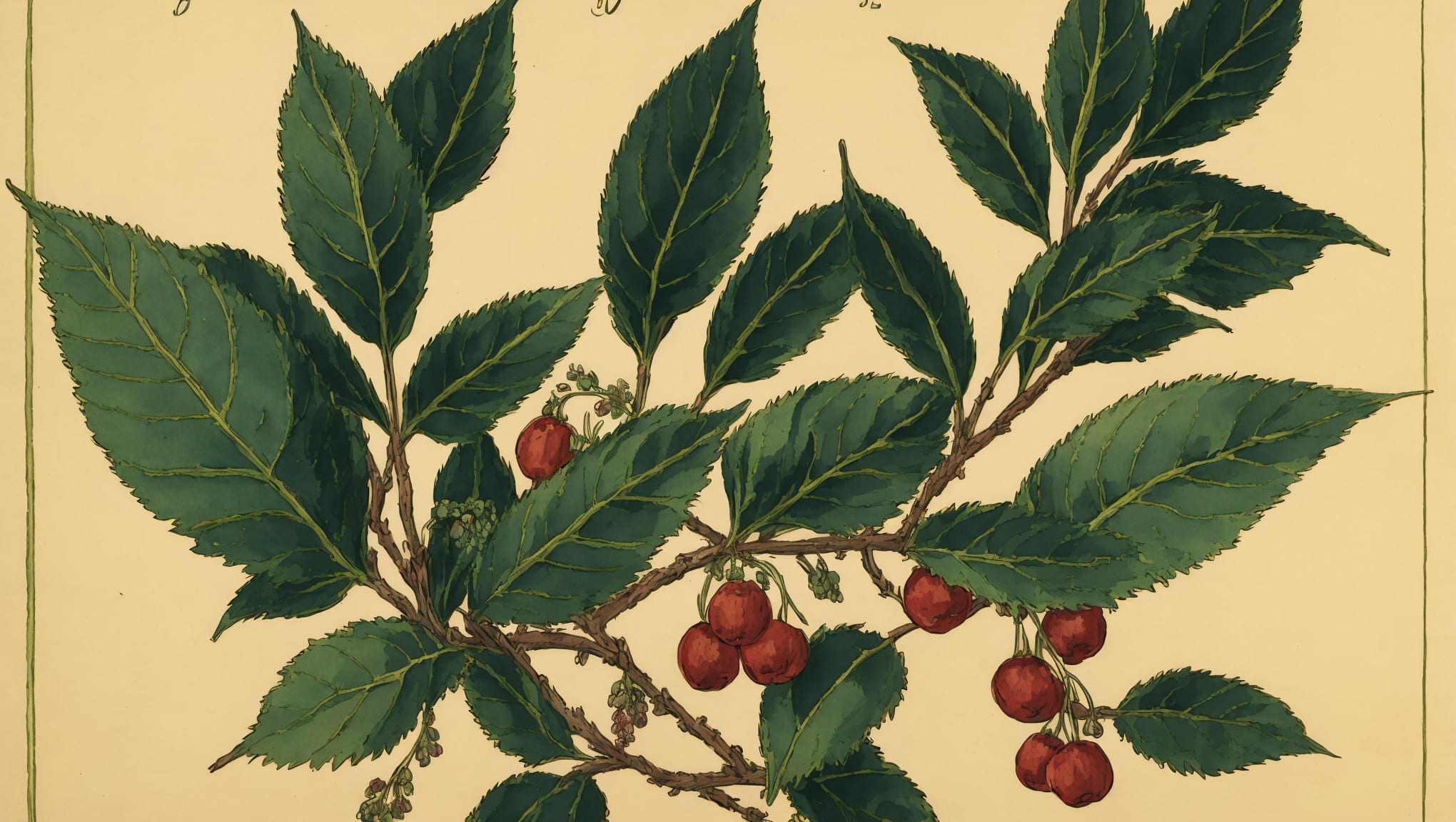 Dominique — illustration botanique, origine latine
