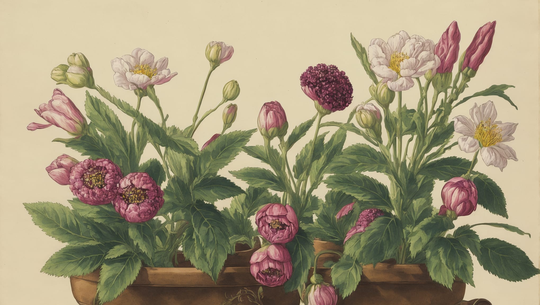 Eléanore — illustration botanique, origine contemporaine