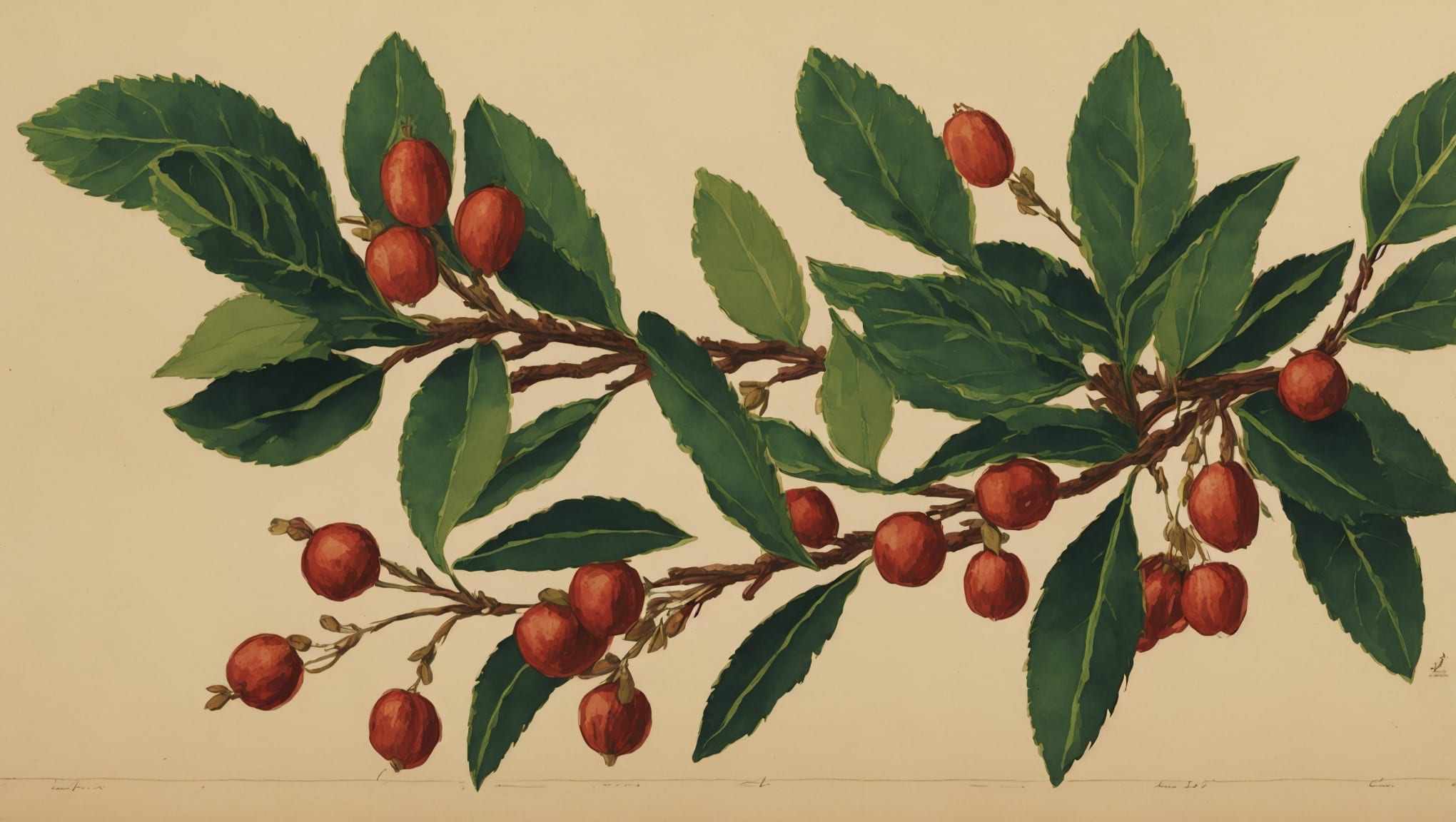 Eliam — illustration botanique, origine hébraïque