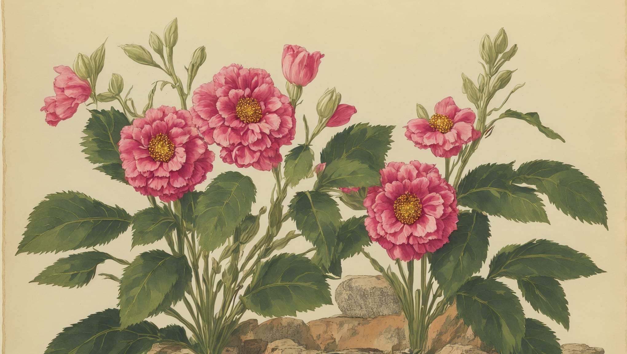 Elyana — illustration botanique, origine contemporaine