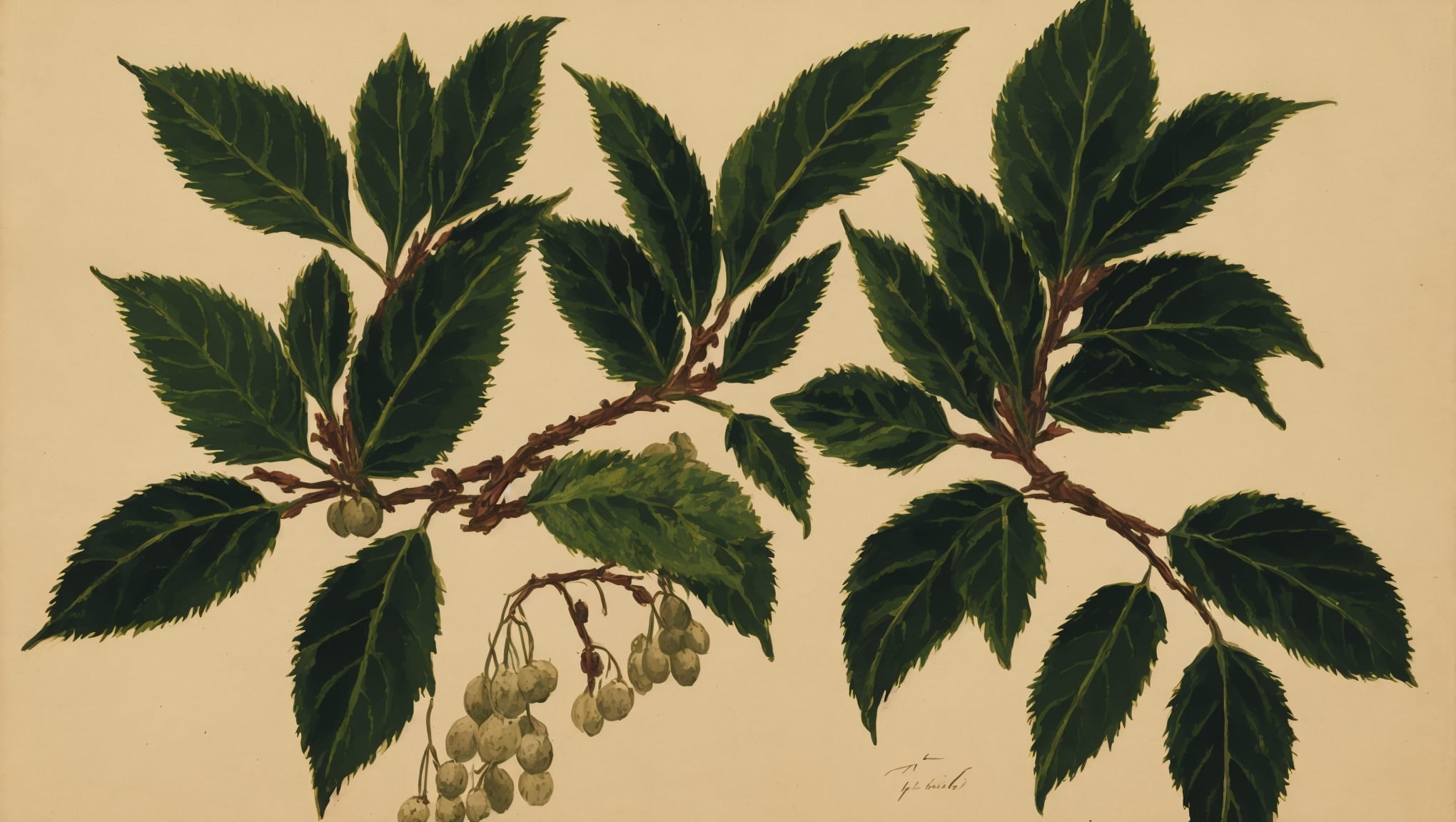 Emilio — illustration botanique, origine latine