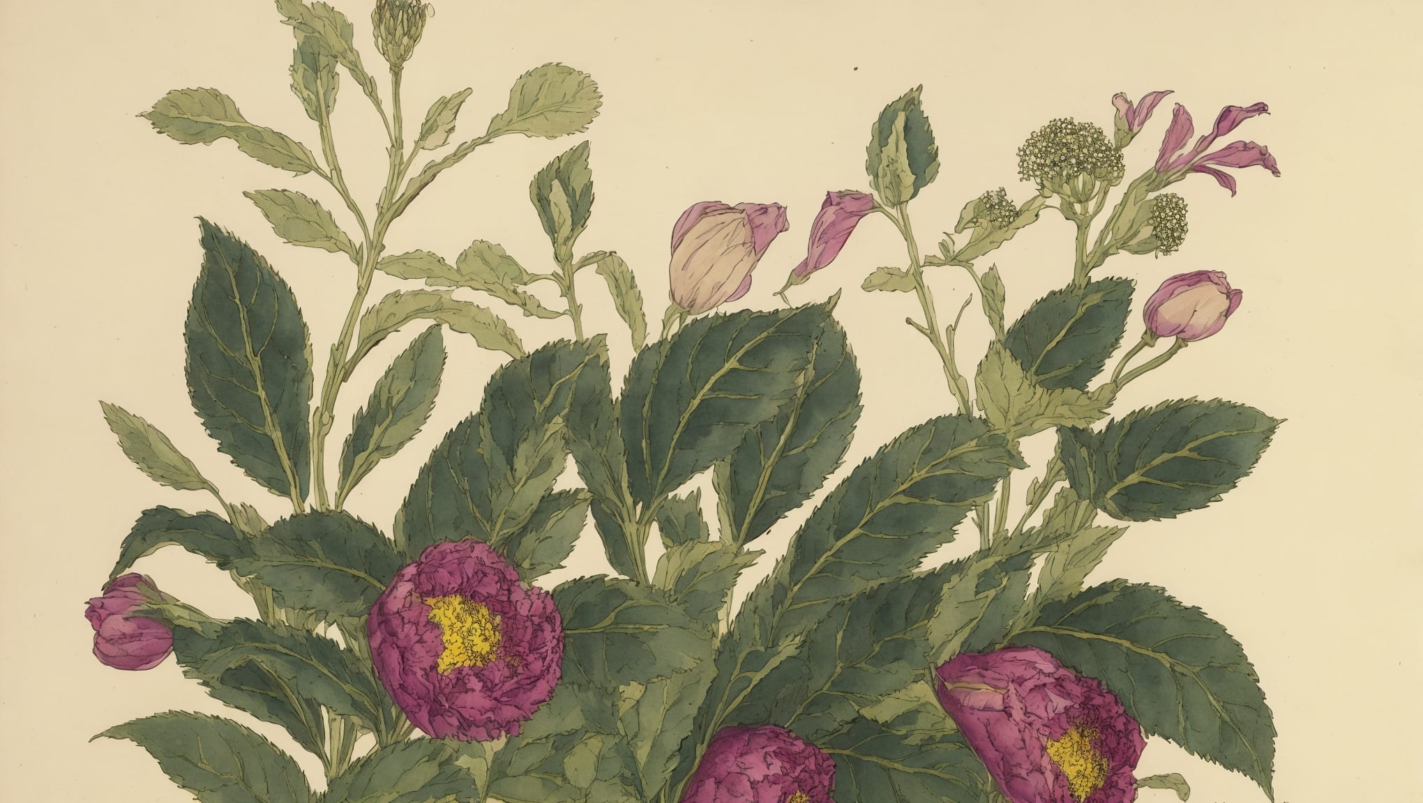Eren — illustration botanique, origine contemporaine