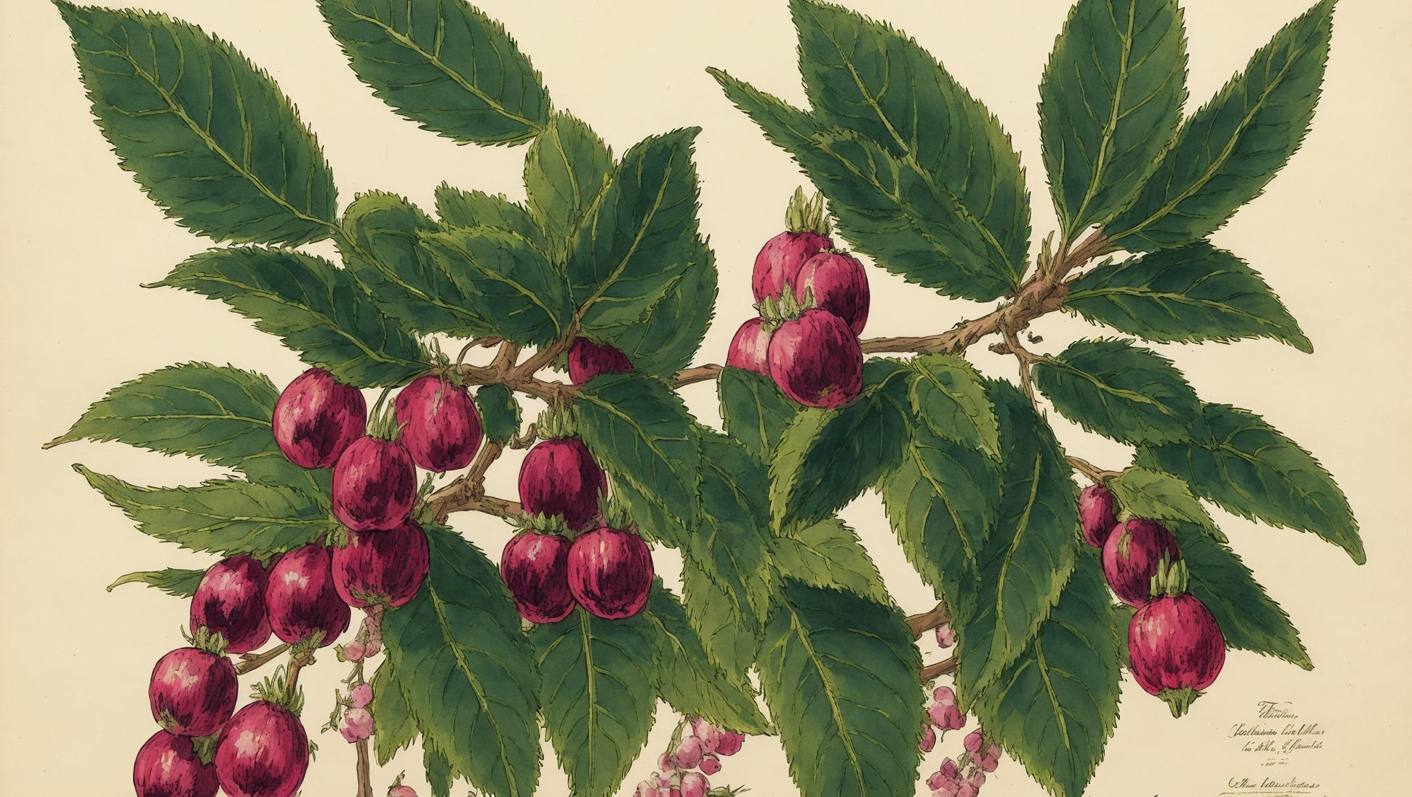 Esmée — illustration botanique, origine latine