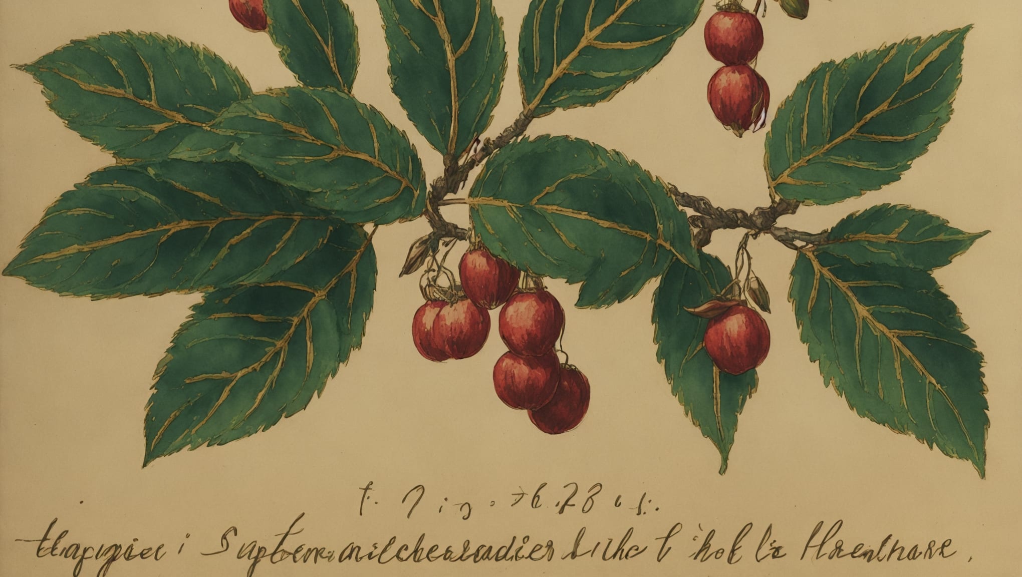 Ezra — illustration botanique, origine hébraïque