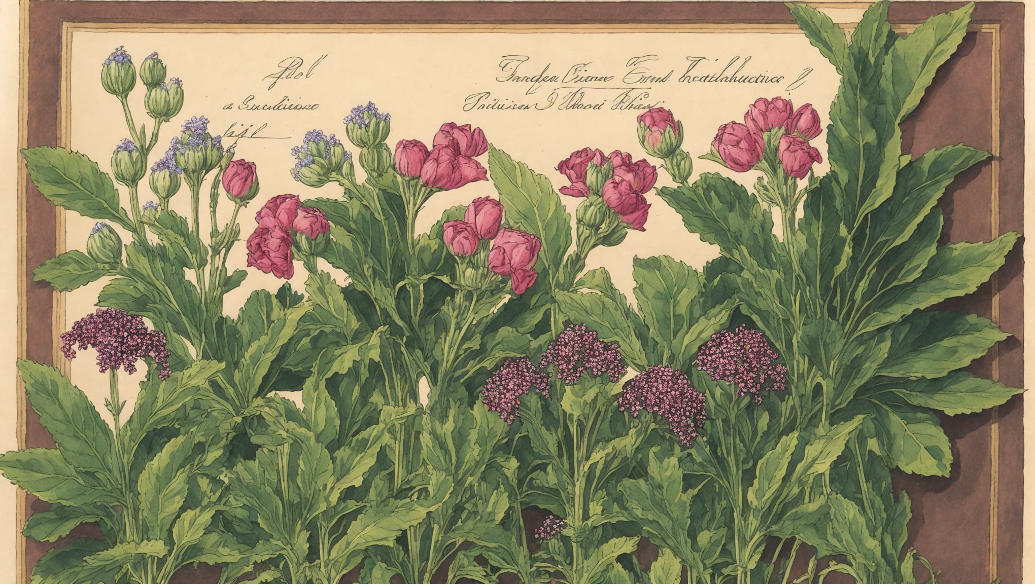 Faël — illustration botanique, origine contemporaine