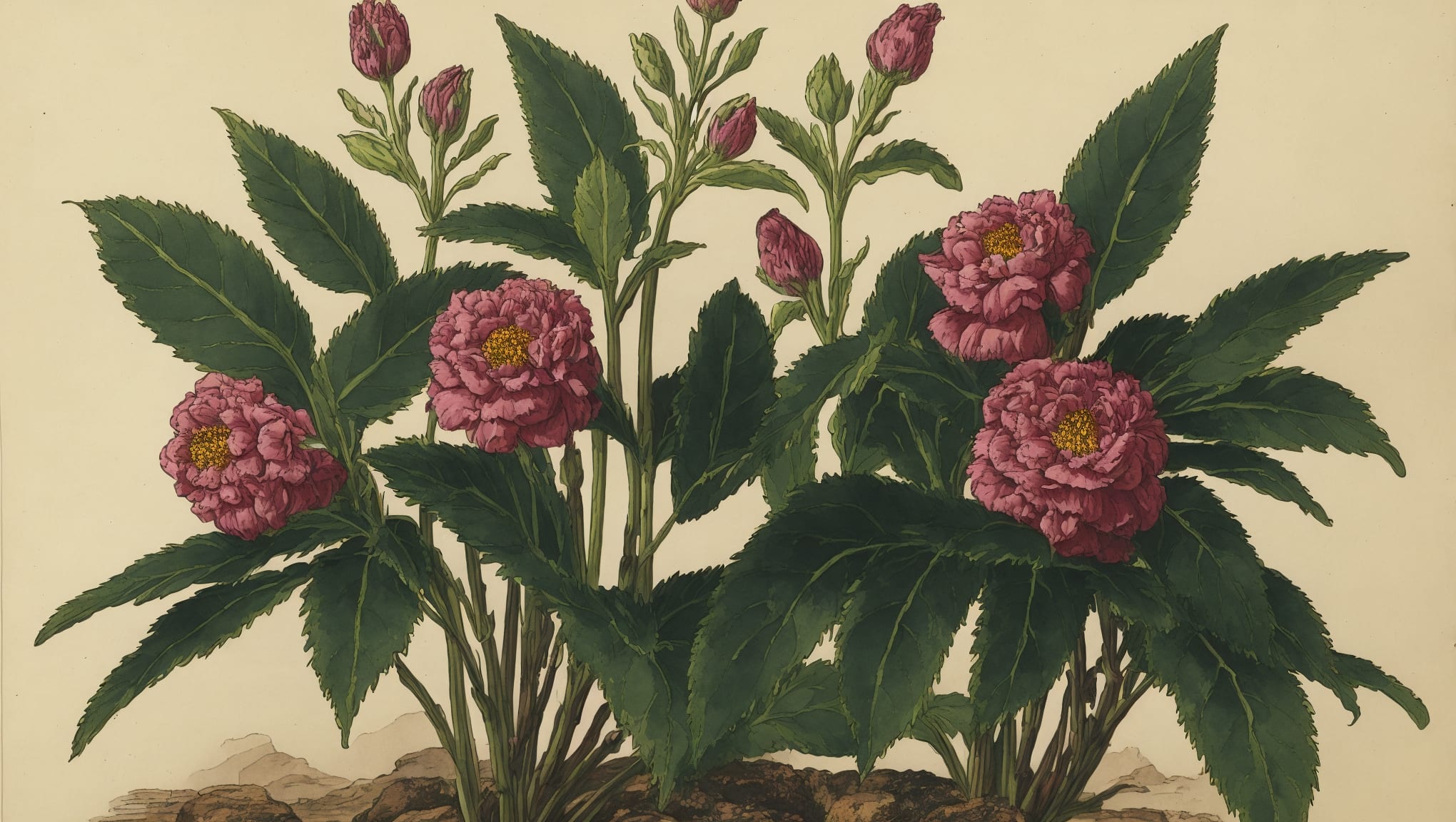 Farel — illustration botanique, origine contemporaine