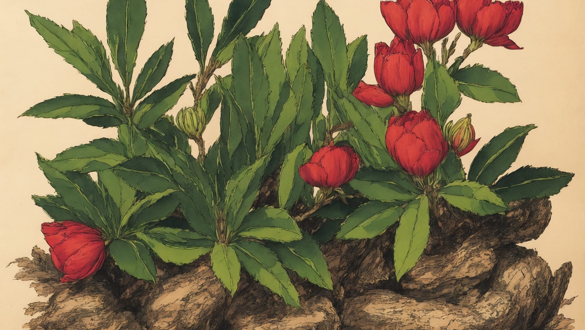 Fode — illustration botanique, origine africaine