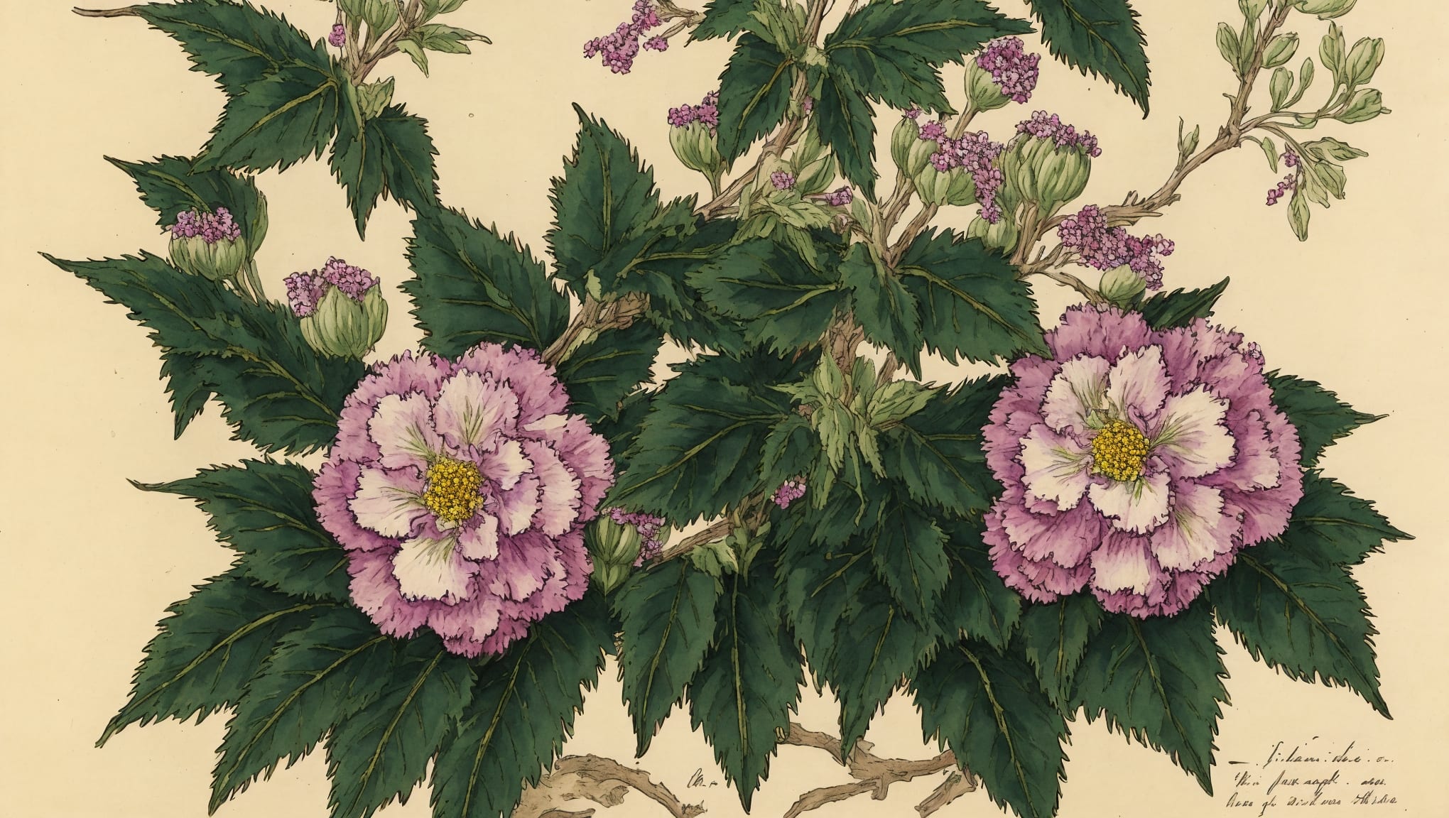 Gaïa — illustration botanique, origine grecque