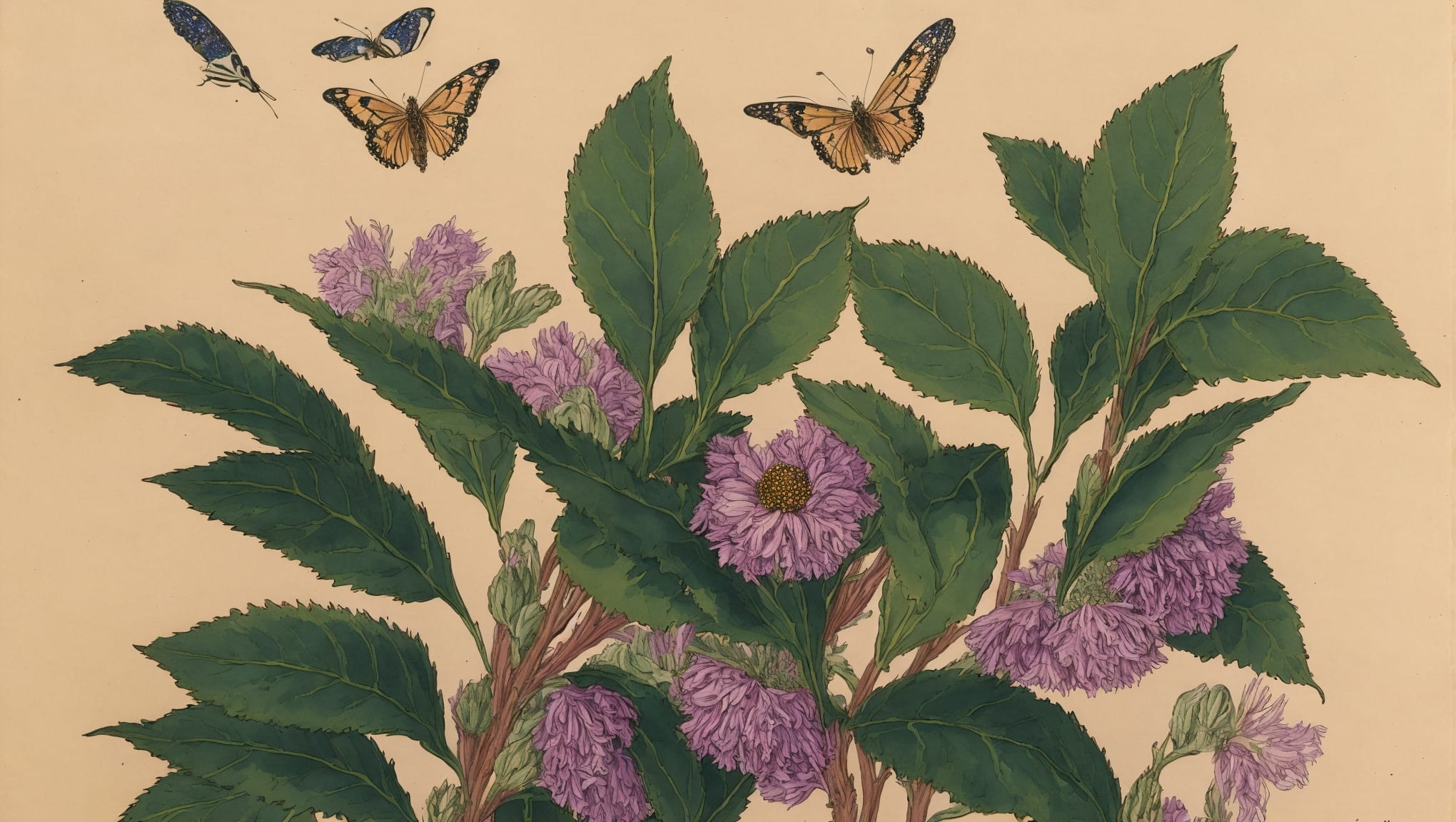 Georgia — illustration botanique, origine grecque