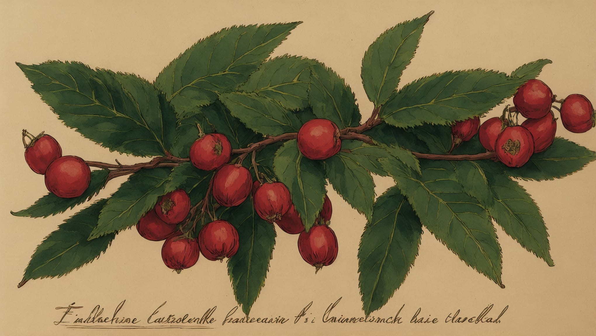 Gianni — illustration botanique, origine latine