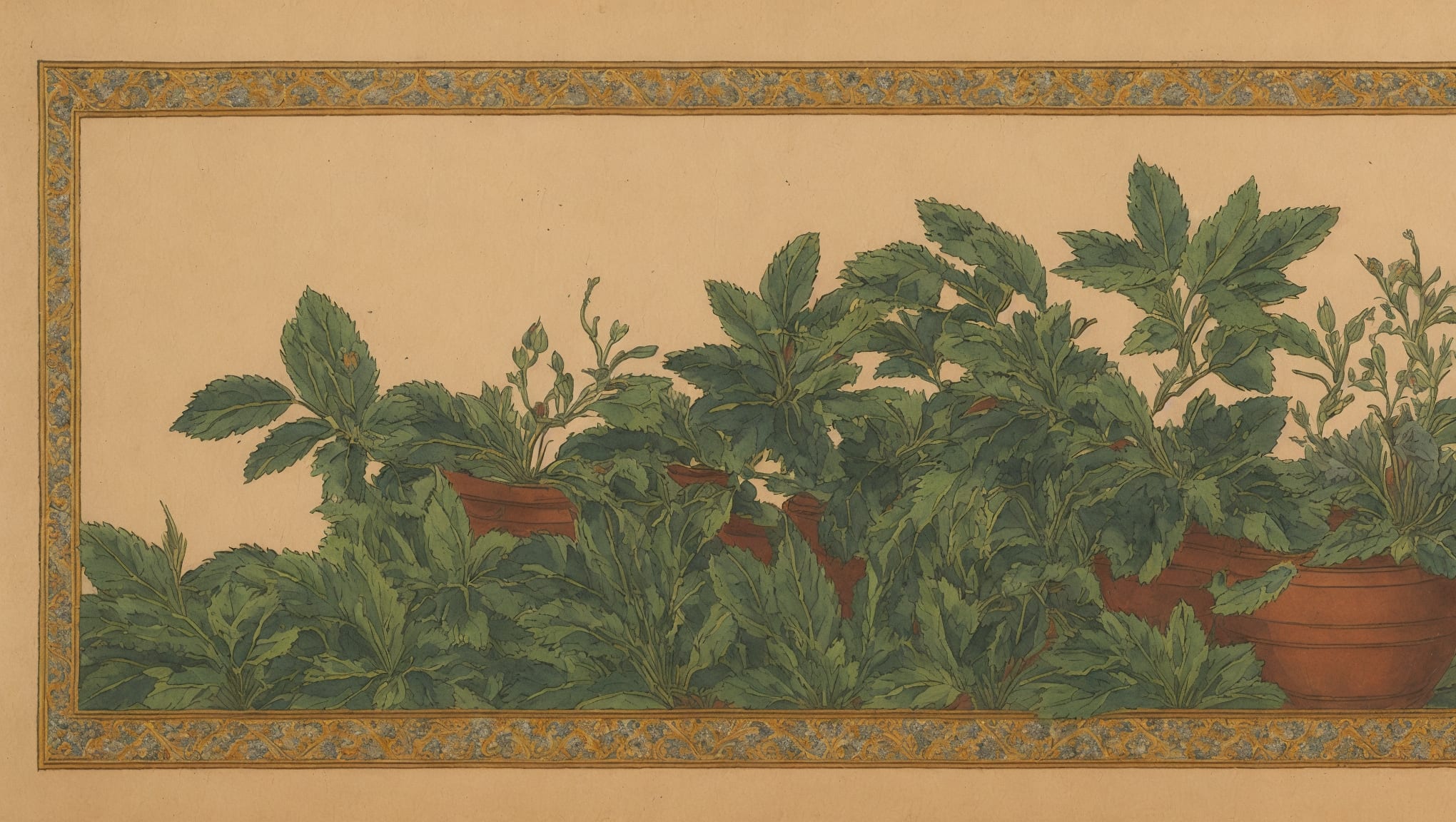 Haron — illustration botanique, origine arabe