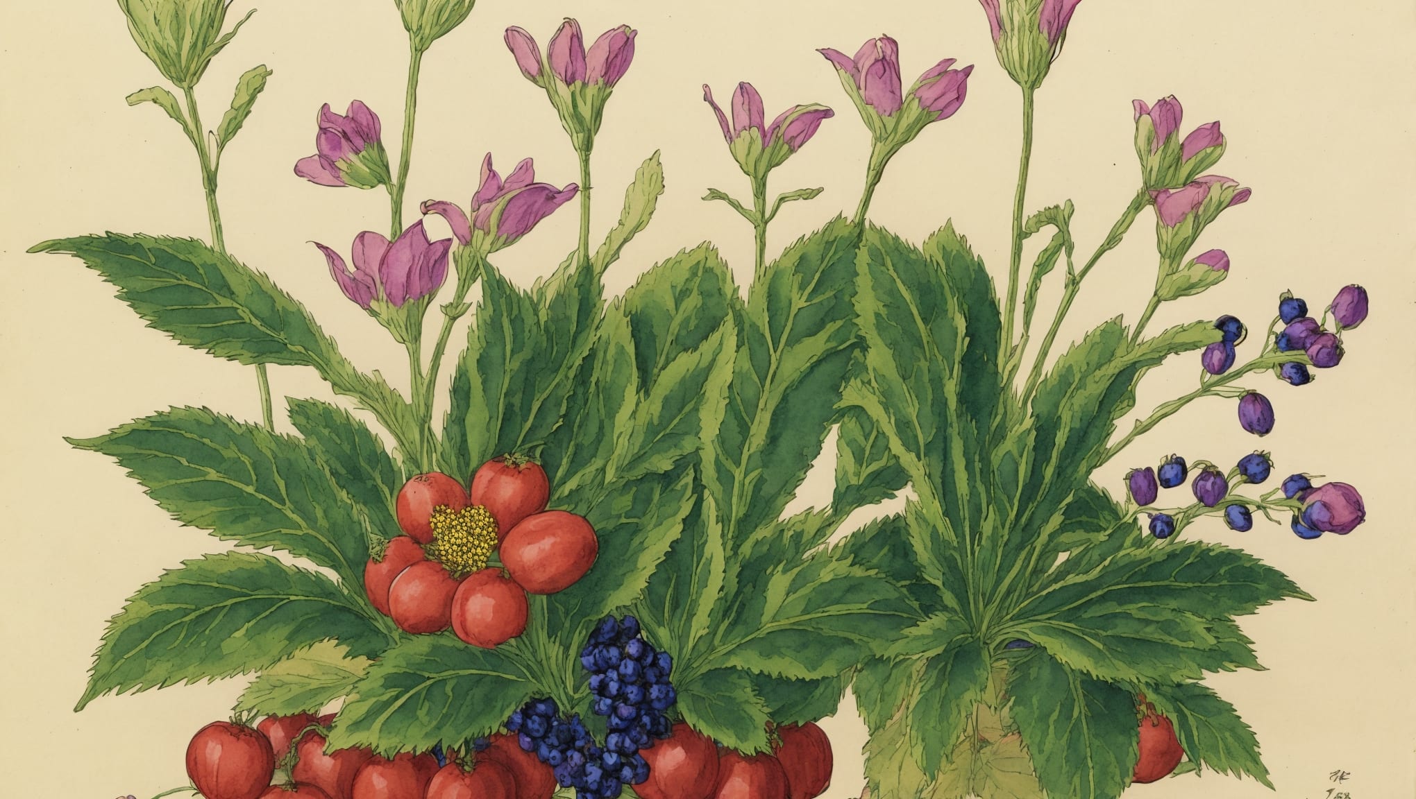 Illan — illustration botanique, origine contemporaine
