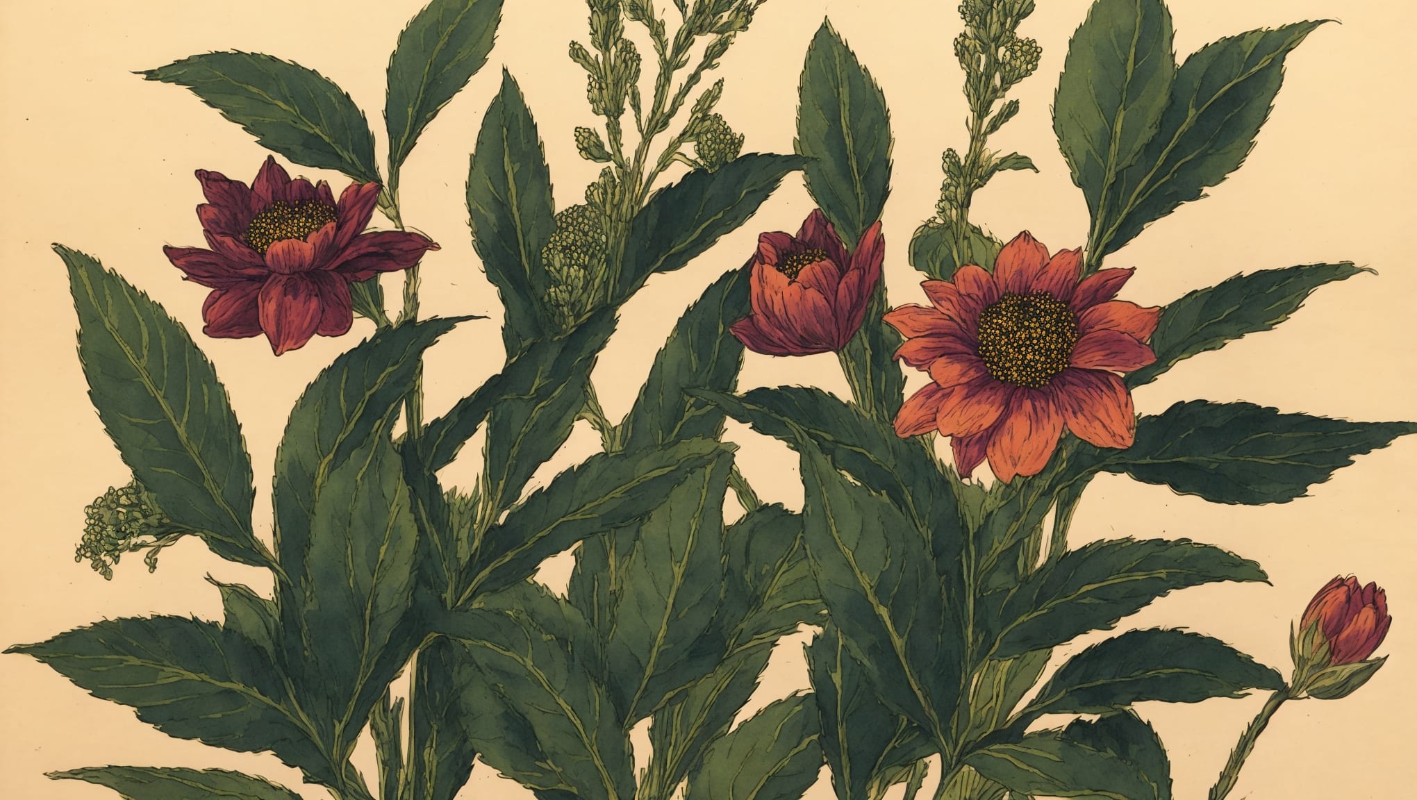 Ilyam — illustration botanique, origine contemporaine