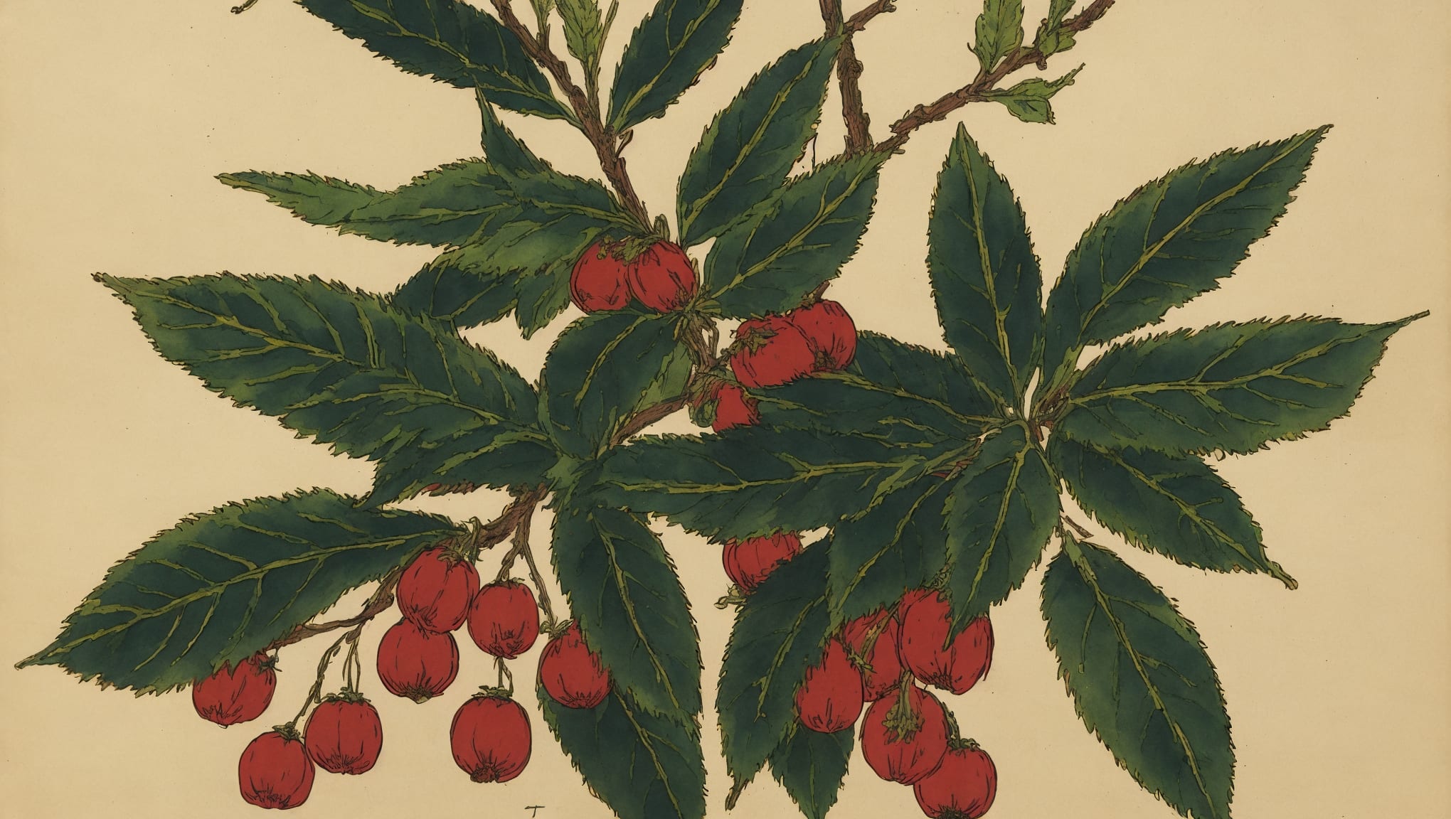 Isaïah — illustration botanique, origine hébraïque