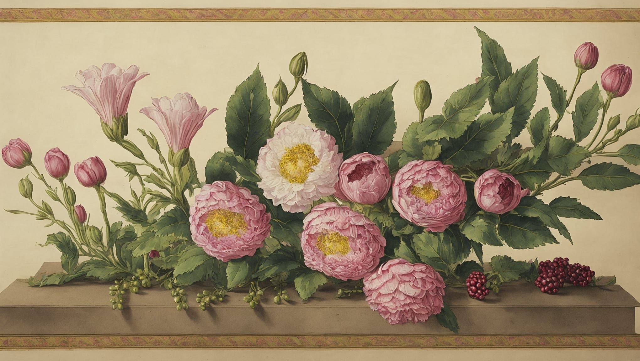 Isis — illustration botanique, origine contemporaine
