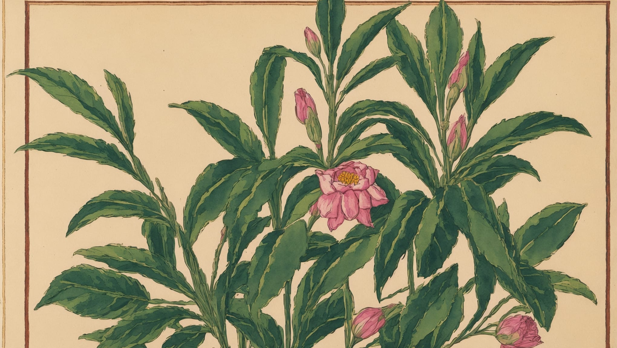 Israa — illustration botanique, origine arabe