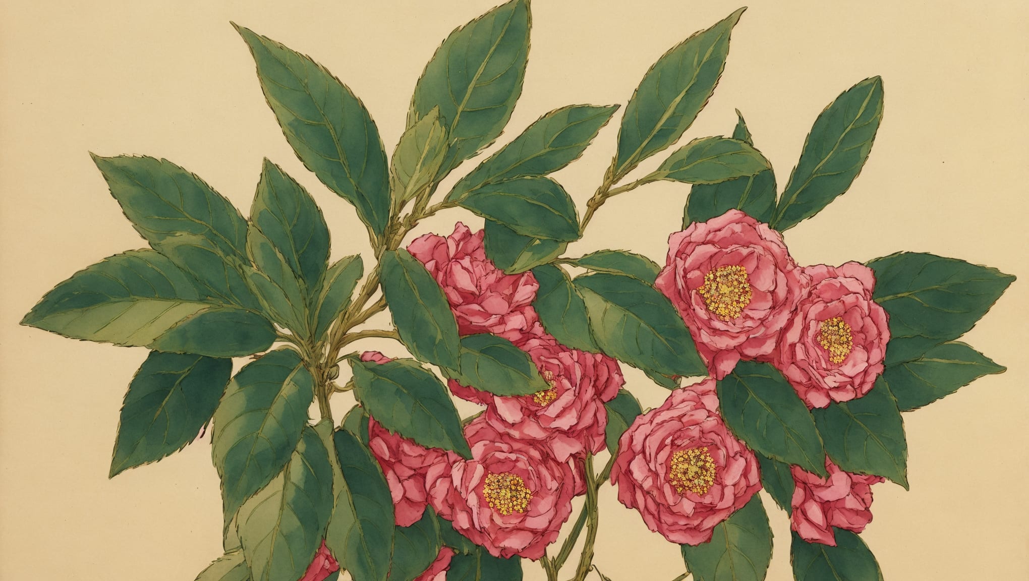 Jannah — illustration botanique, origine arabe