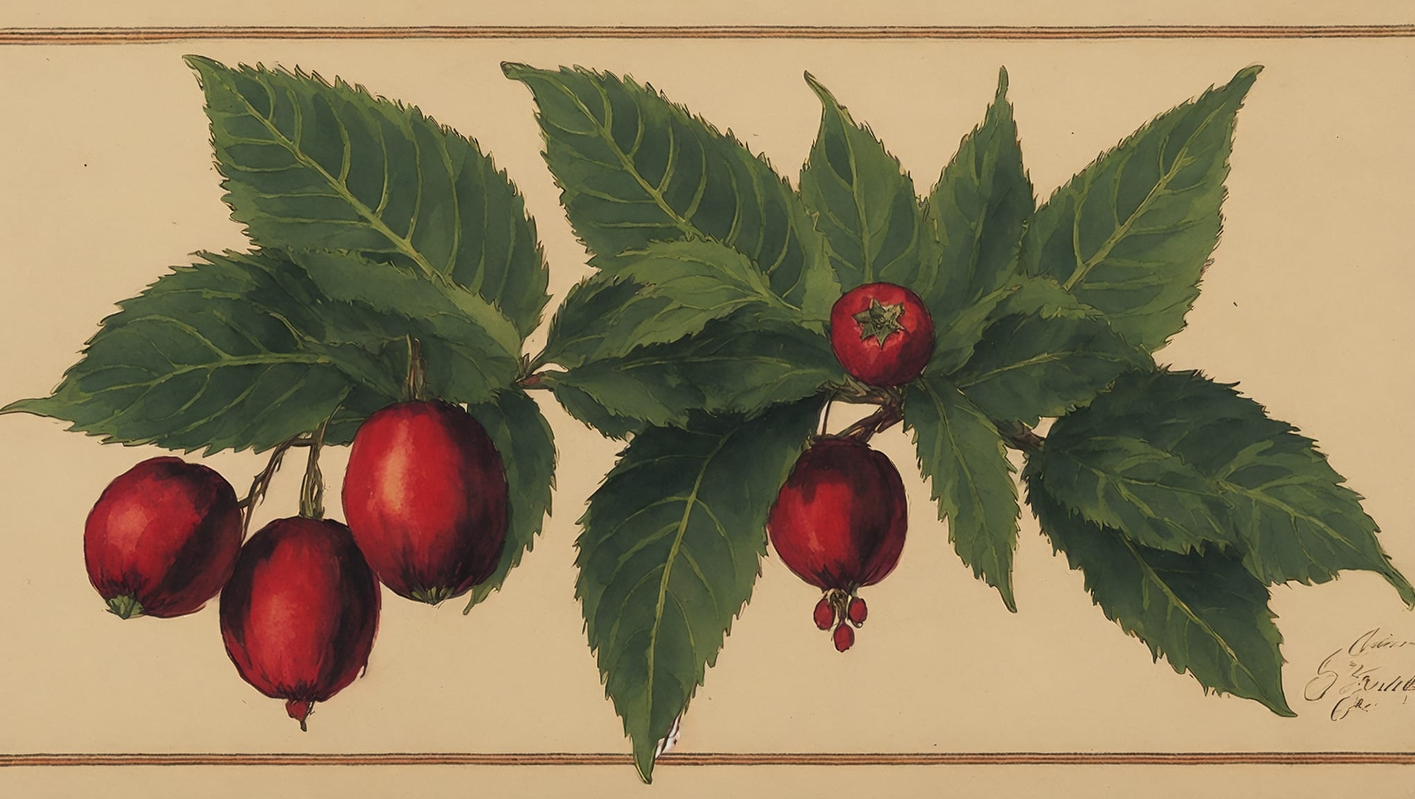 Julio — illustration botanique, origine latine