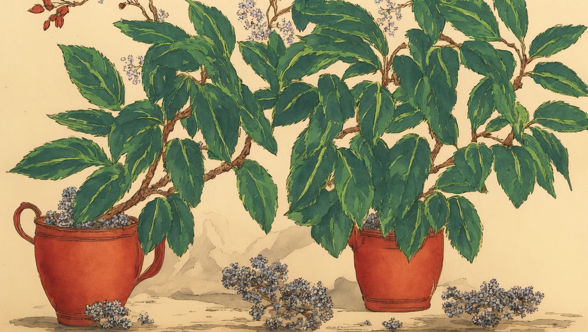 Kadidja — illustration botanique, origine arabe