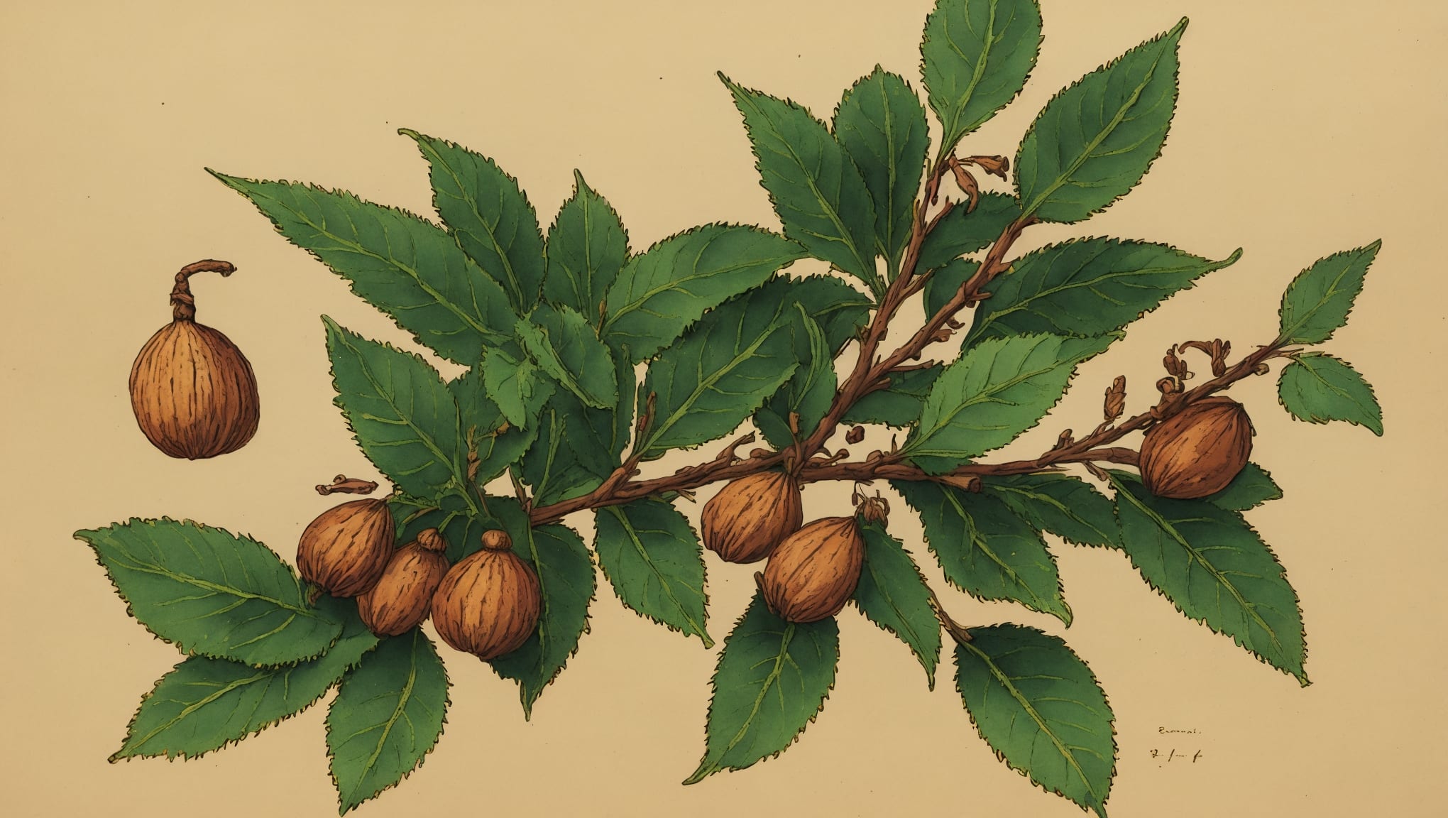 Kaël — illustration botanique, origine celte