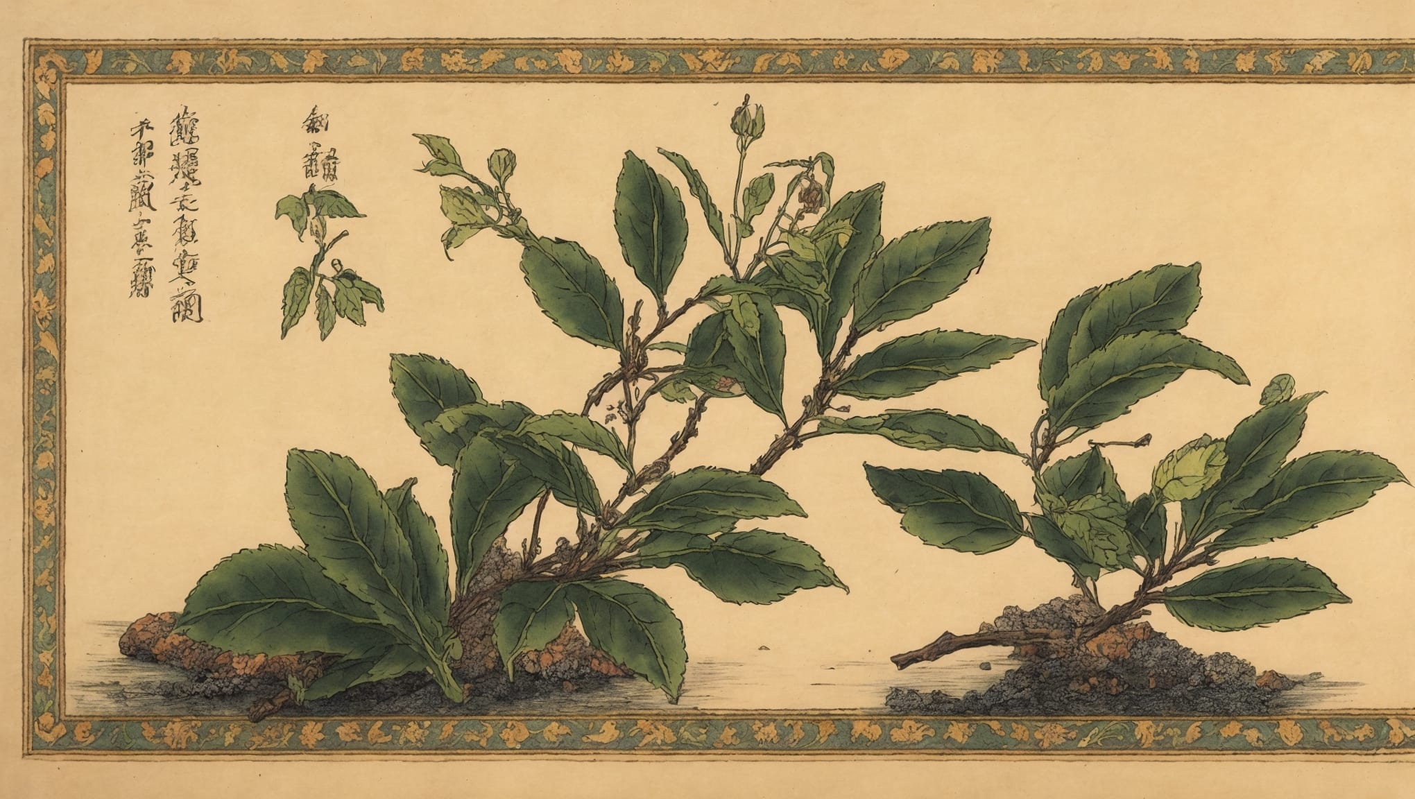 Kamil — illustration botanique, origine arabe